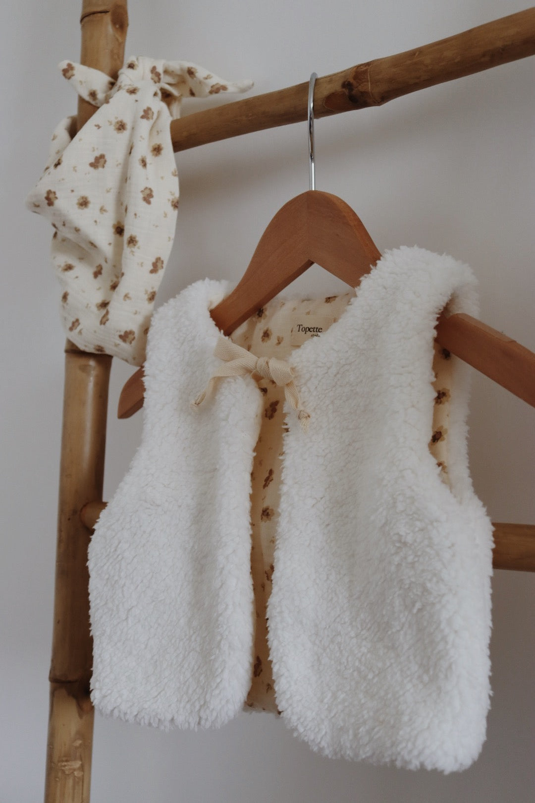 Gilet de berger Roses brunes