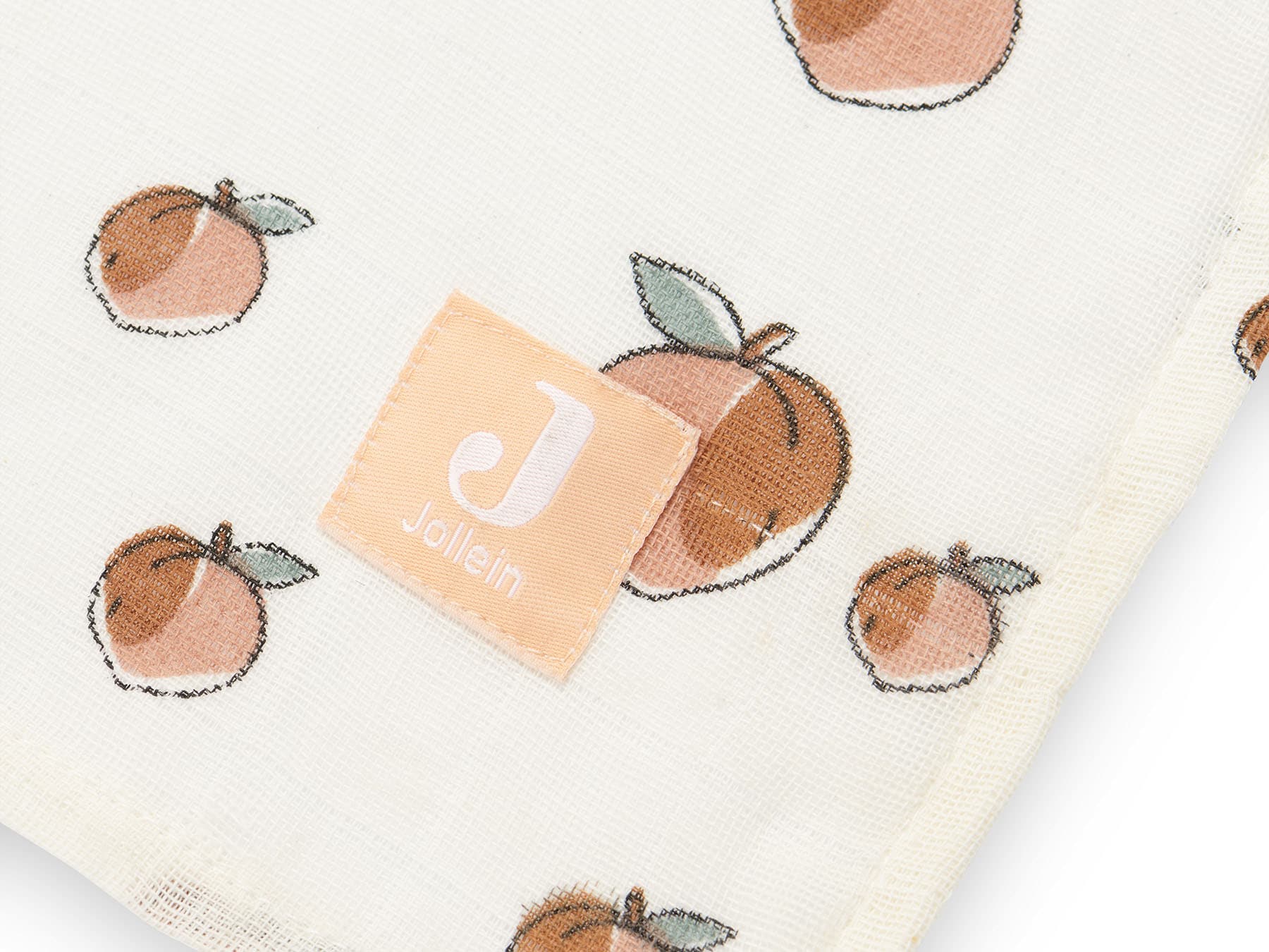 Lot 2 maxi langes gaze de coton - Peach