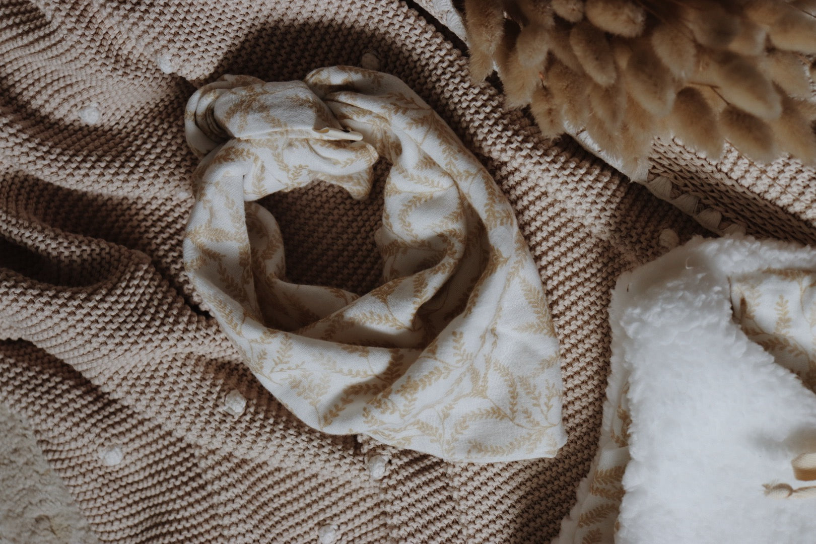 Foulard Fougère dorée