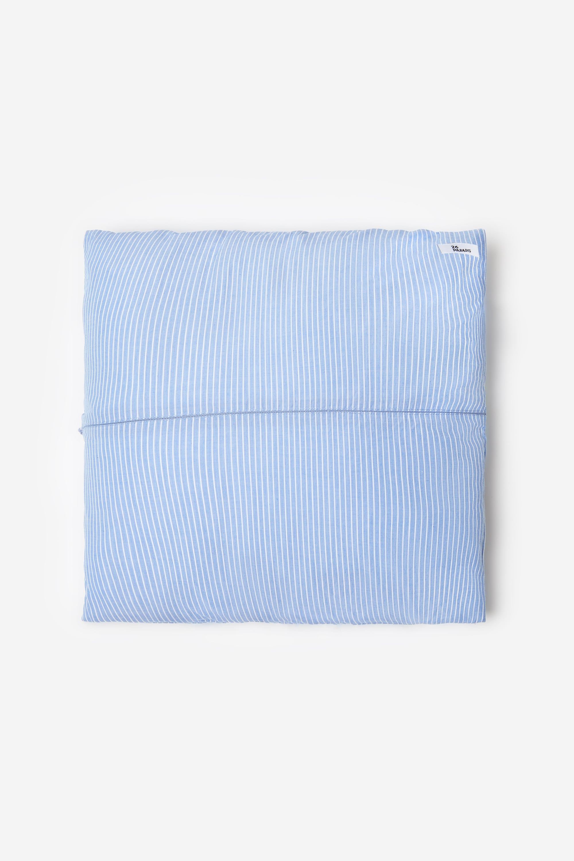 Broderie Indienne, savoir faire d'exception. Coussin en coton 40cm x 40cm. Fermeture zipée. 26 PARADIS