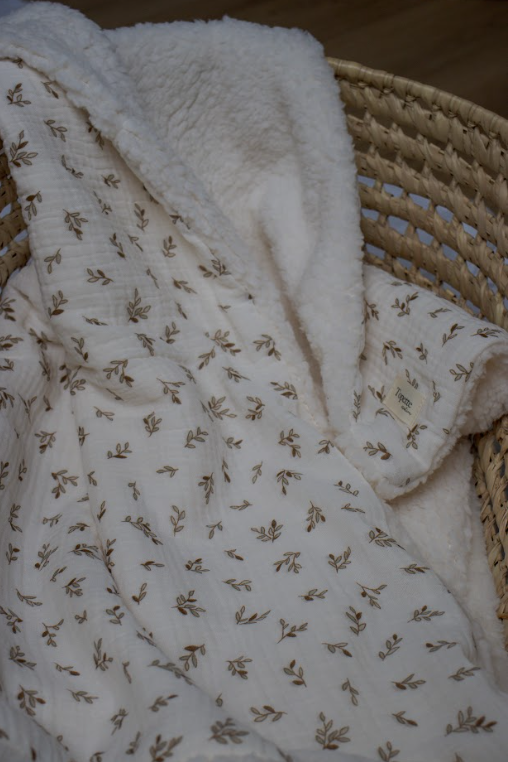 Couverture douillette Feuilles naturelles