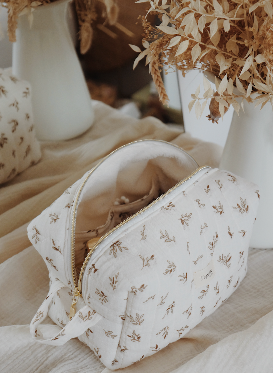 Trousse de toilette Feuilles naturelles