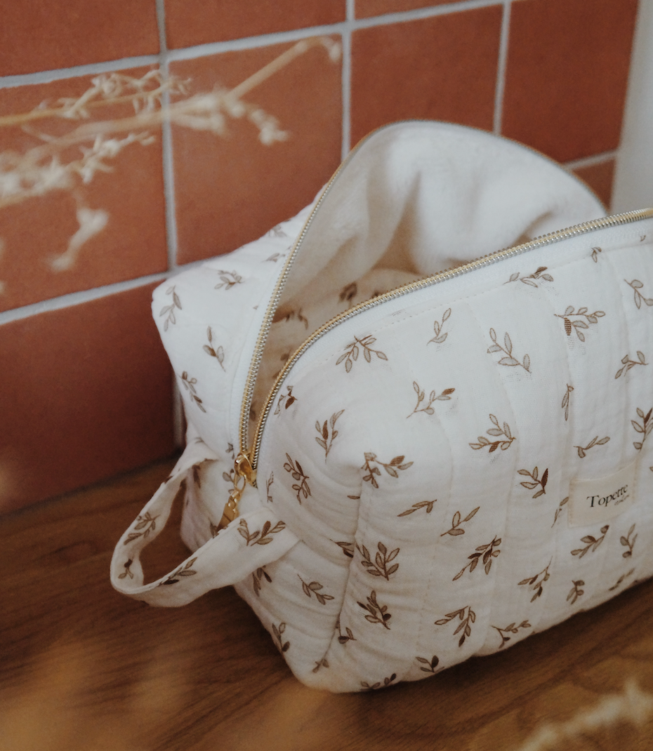 Trousse de toilette Feuilles naturelles