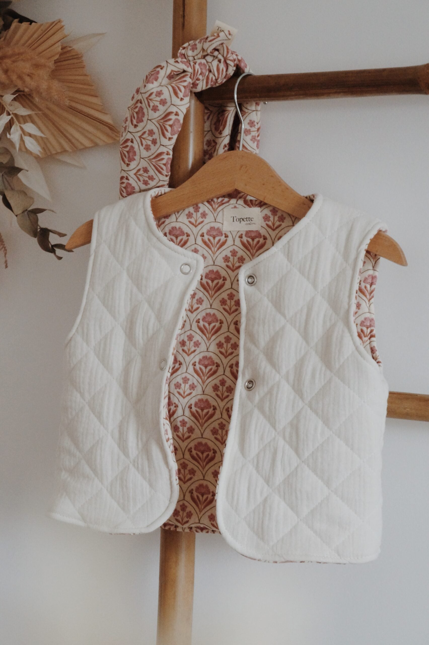 Veste matelassée sans manches Crème/Indira