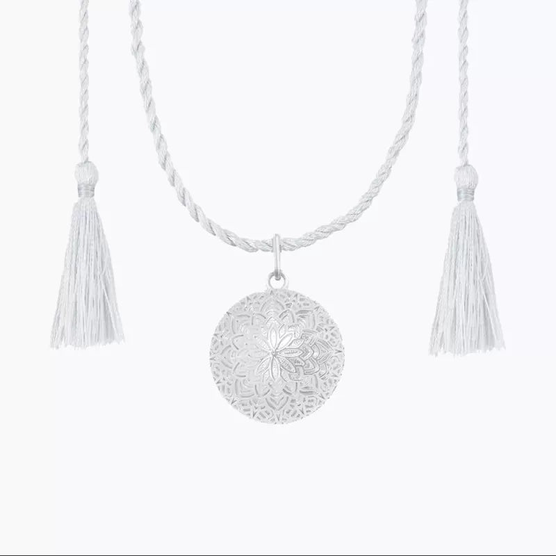 Bola DENTELLE Argent cordon
