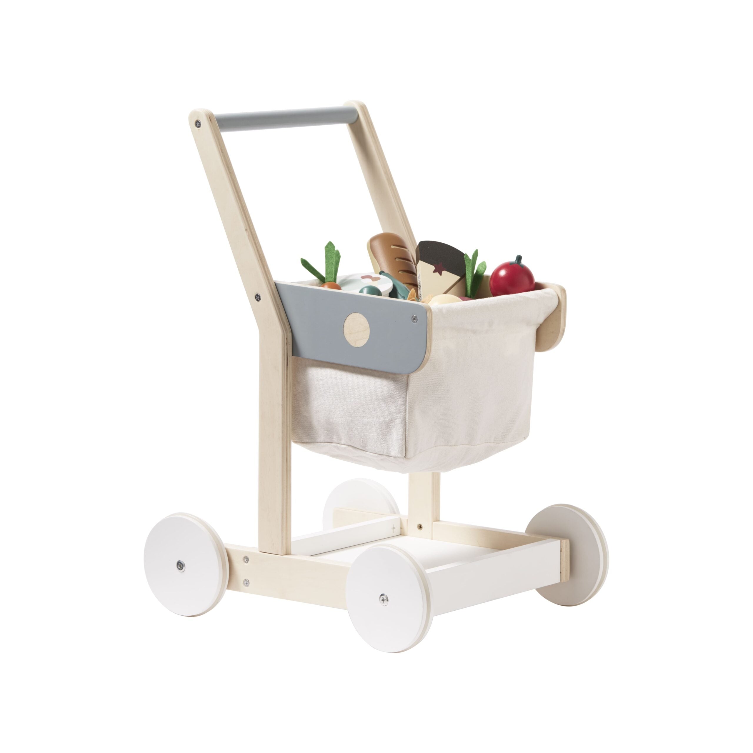 Caddie de courses en bois