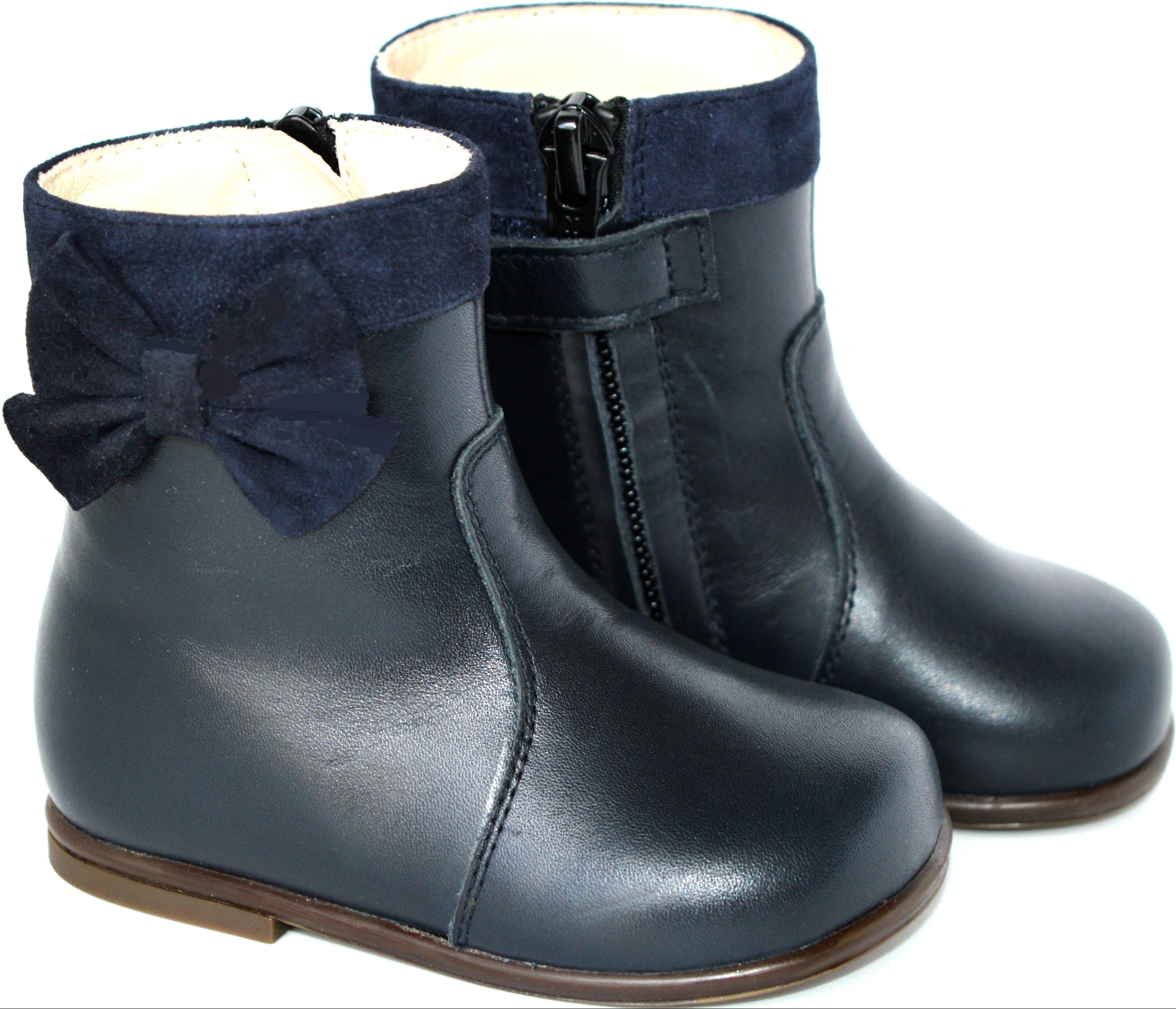 Bottines Boots Héloïse - Cuir Marine