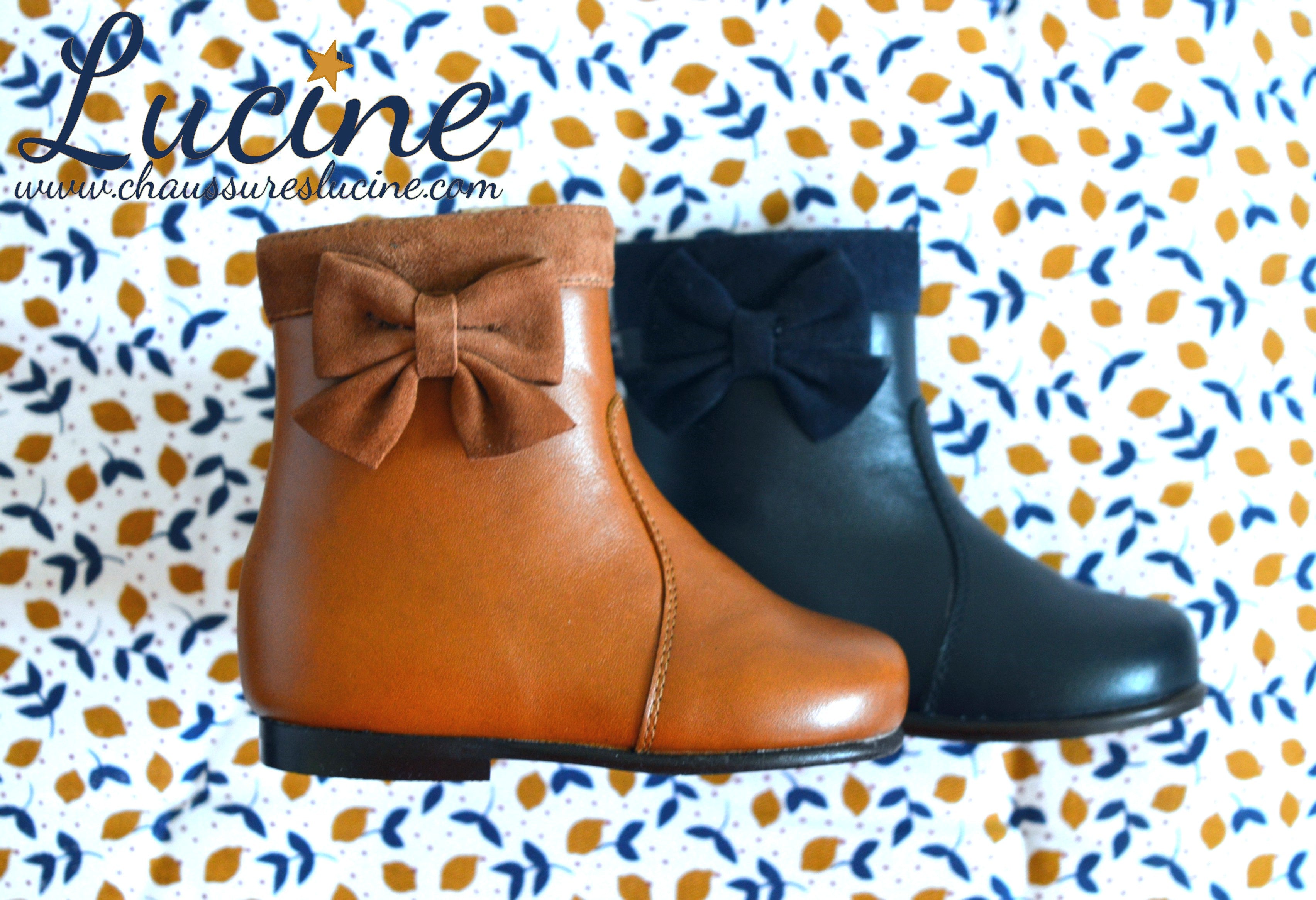 Bottines Boots Héloïse - Cuir Marine