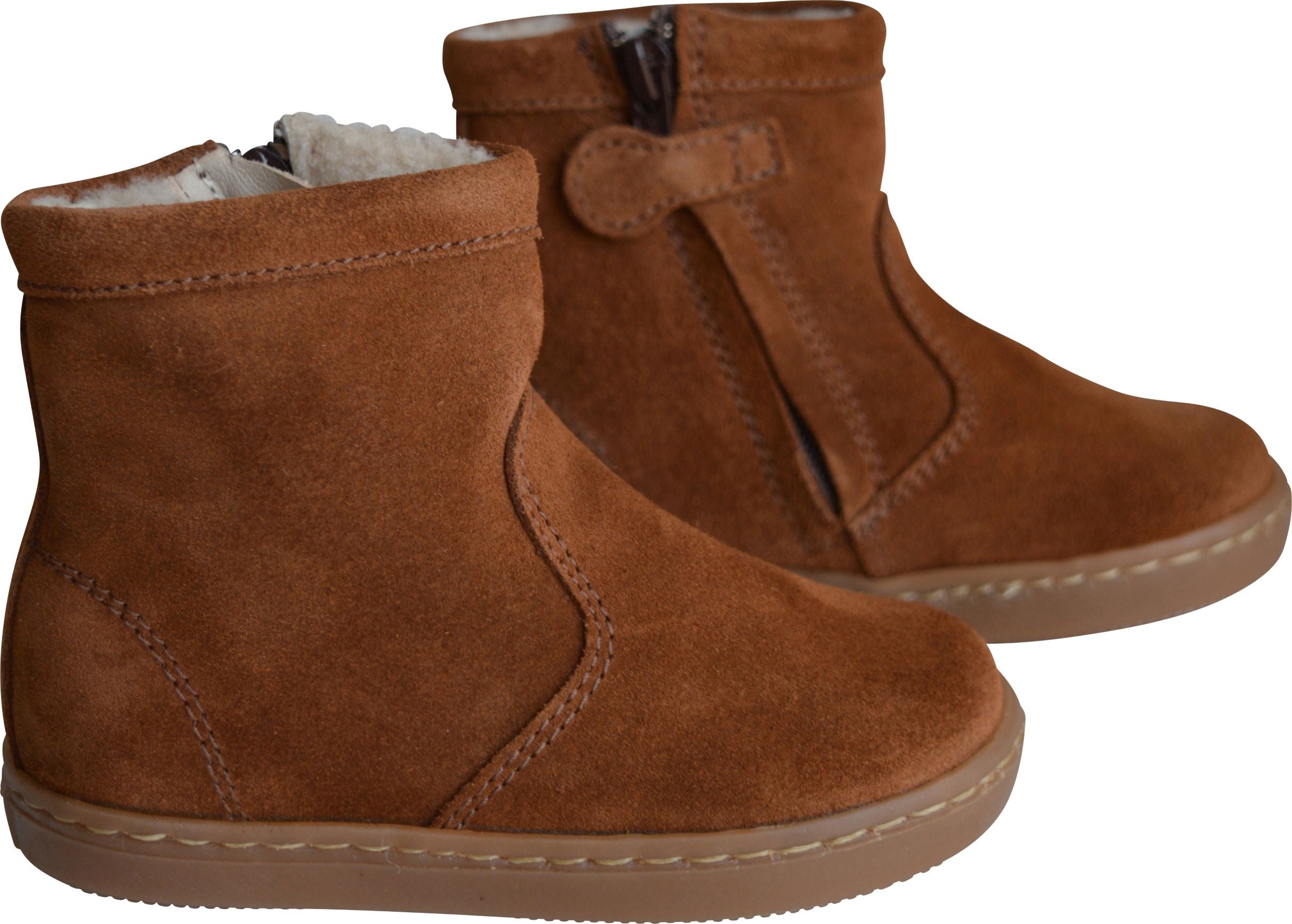 Bottines Boots Fourrees Jude - Nubuck Camel