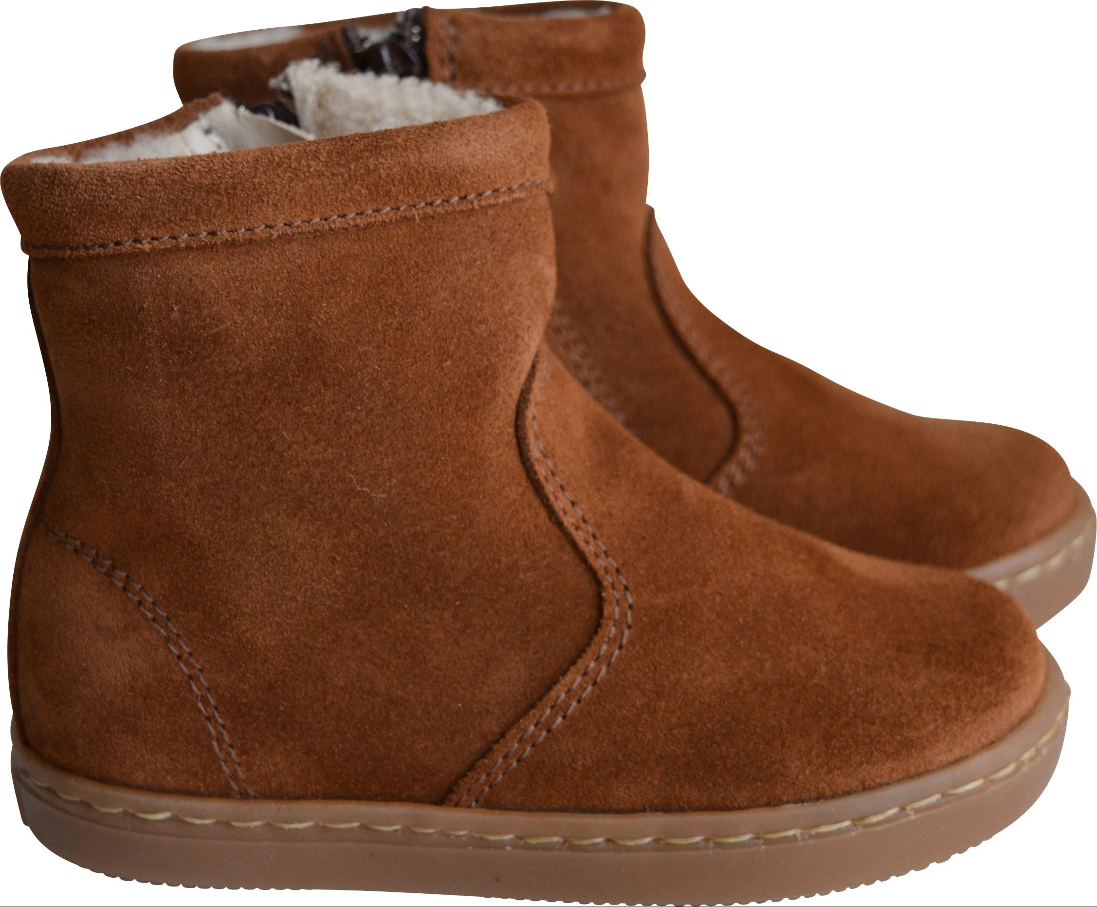 Bottines Boots Fourrees Jude - Nubuck Camel