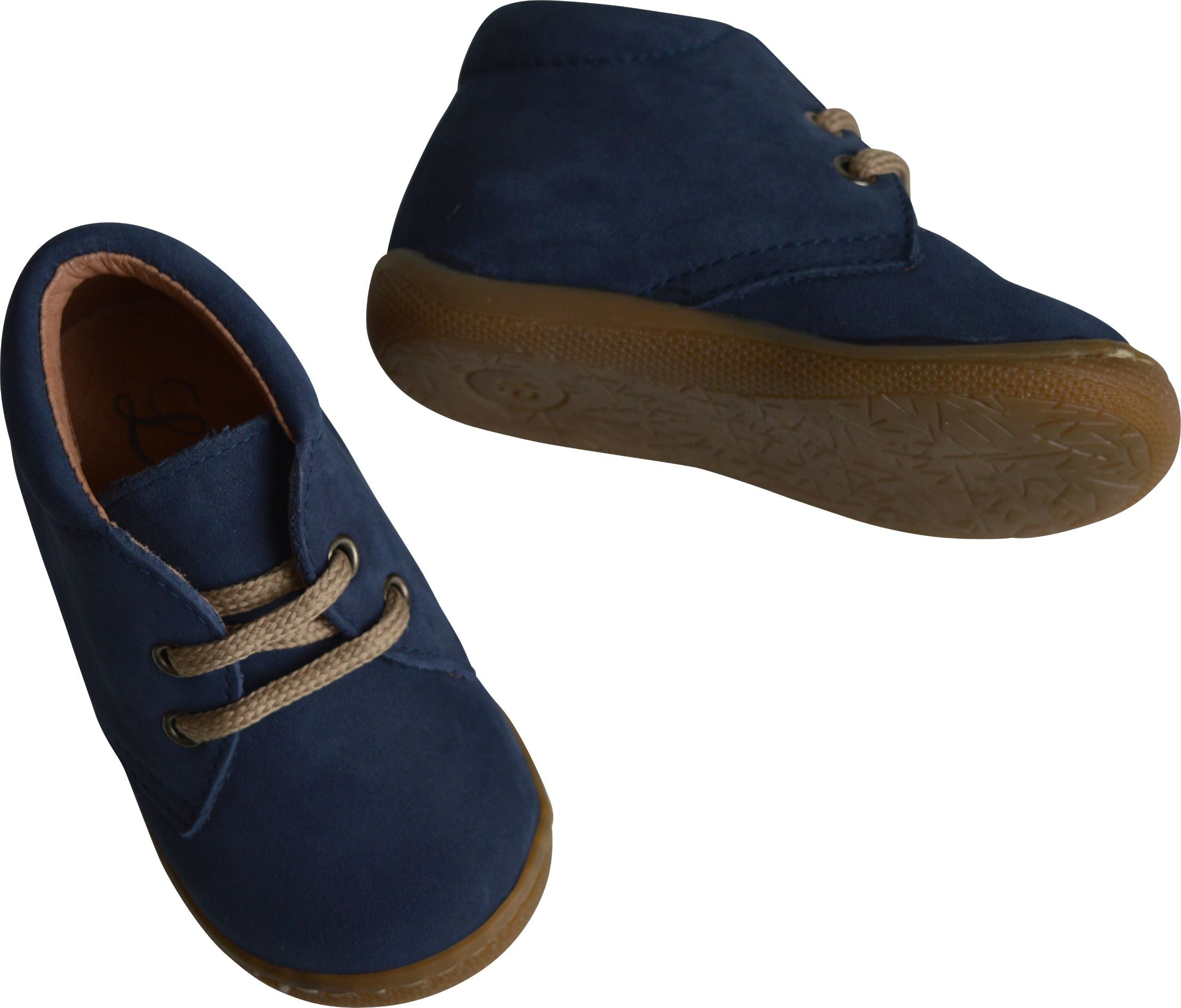 Chaussures Bottillons Lucien Lacets - Nubuck Bleu Navy