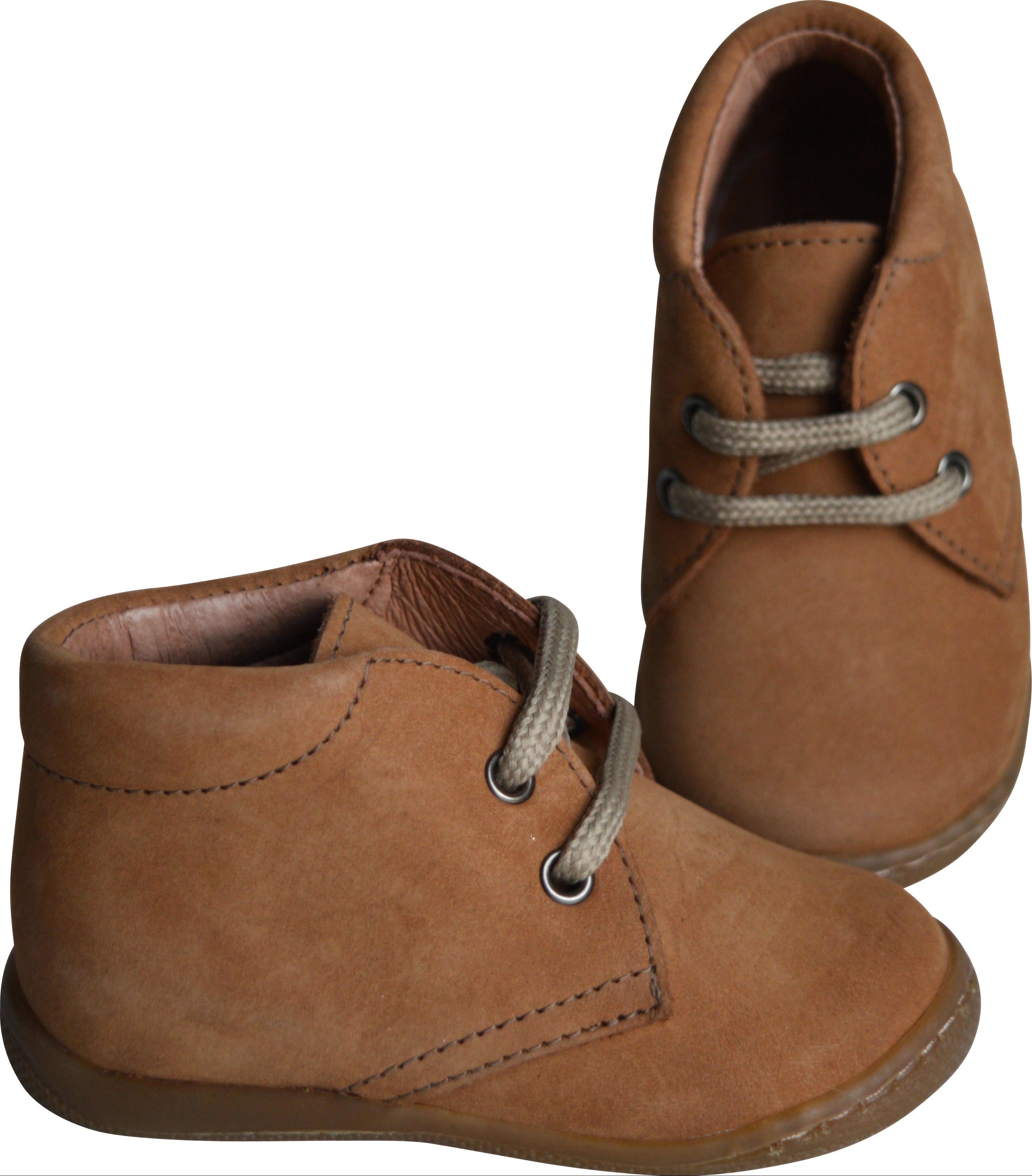 Chaussures Bottillons Lucien Lacets - Nubuck Camel