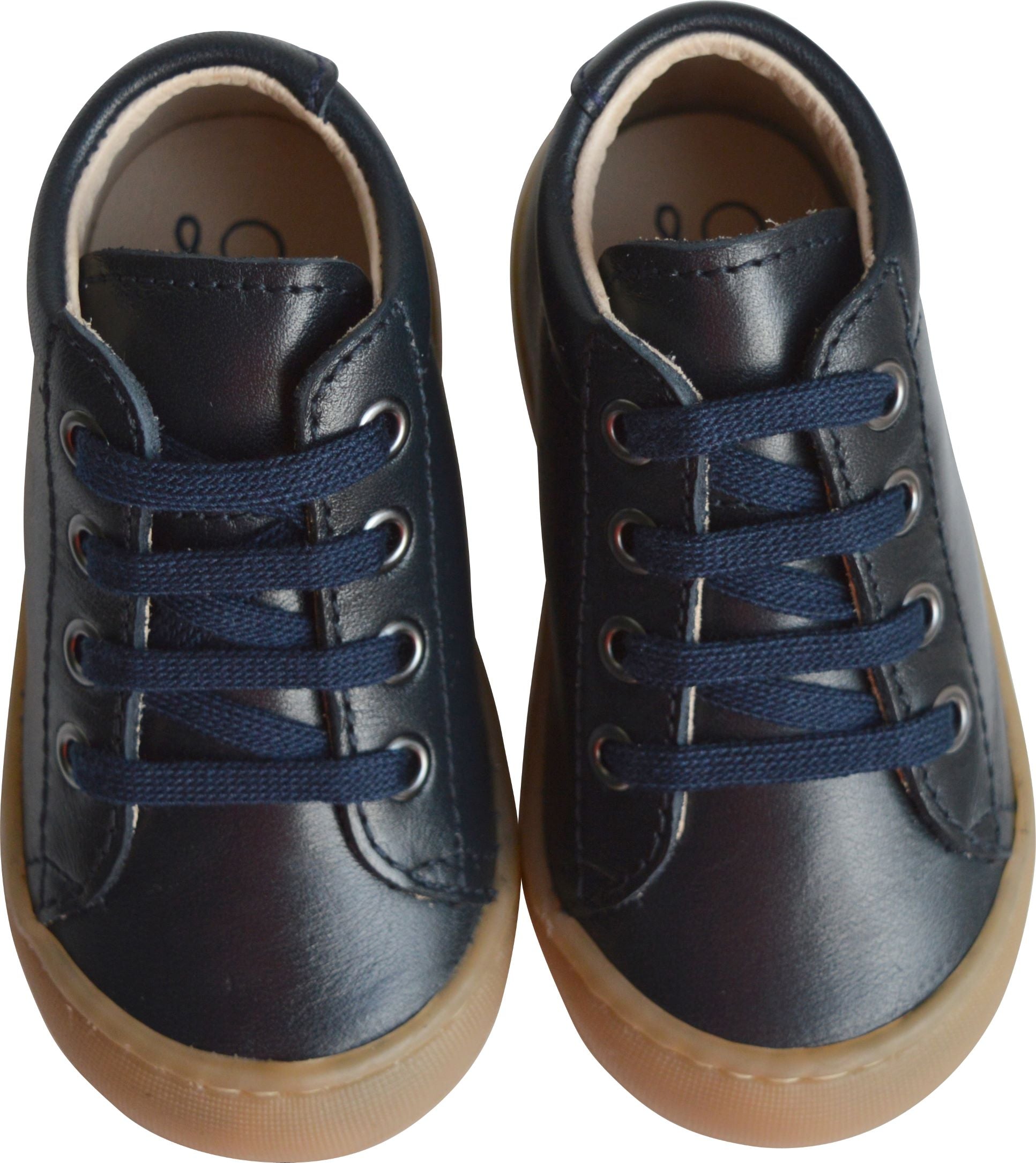 Chaussures Souples Max Lacets - Cuir Marine