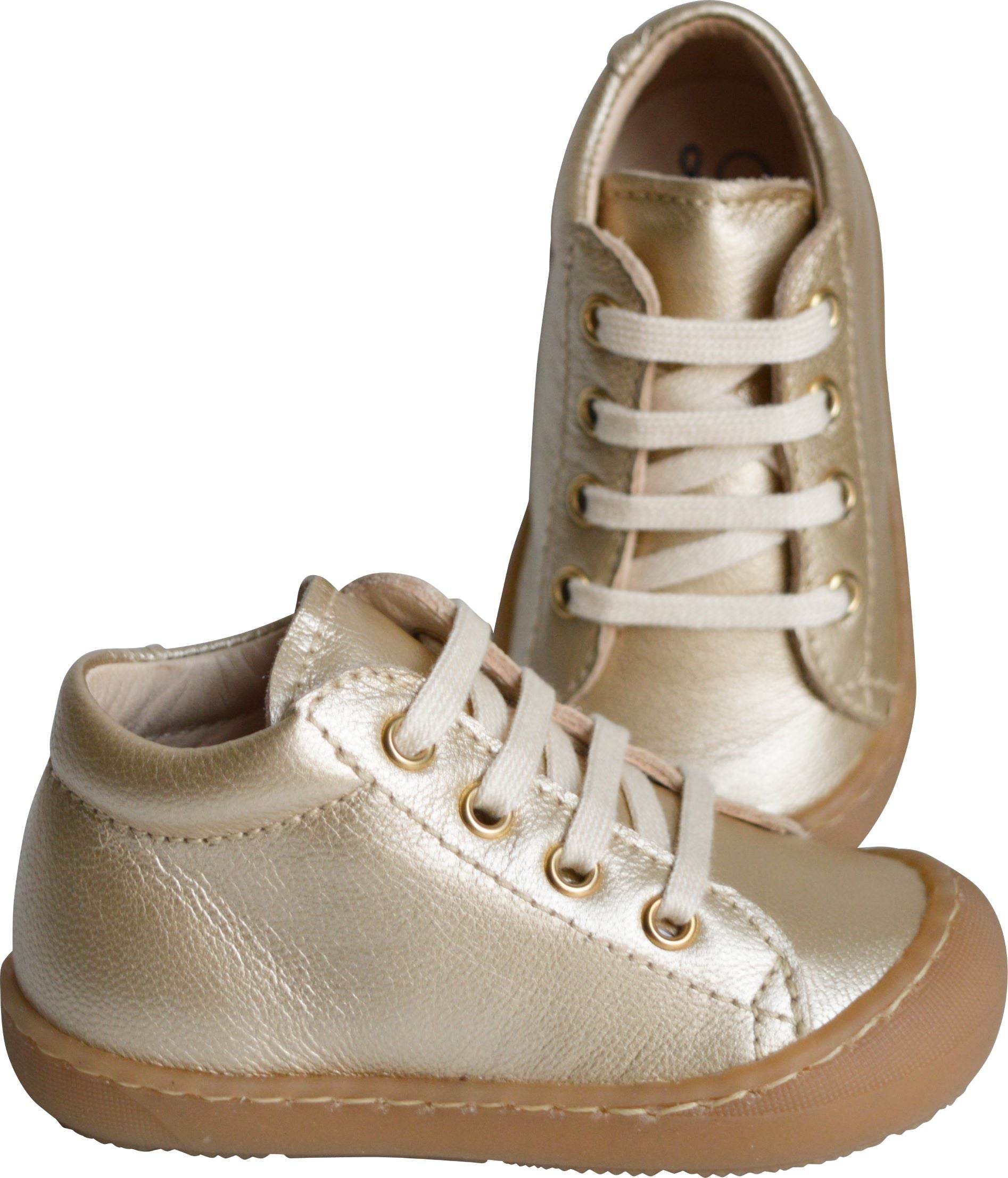 Chaussures Souples Max Lacets - Cuir Or Doux