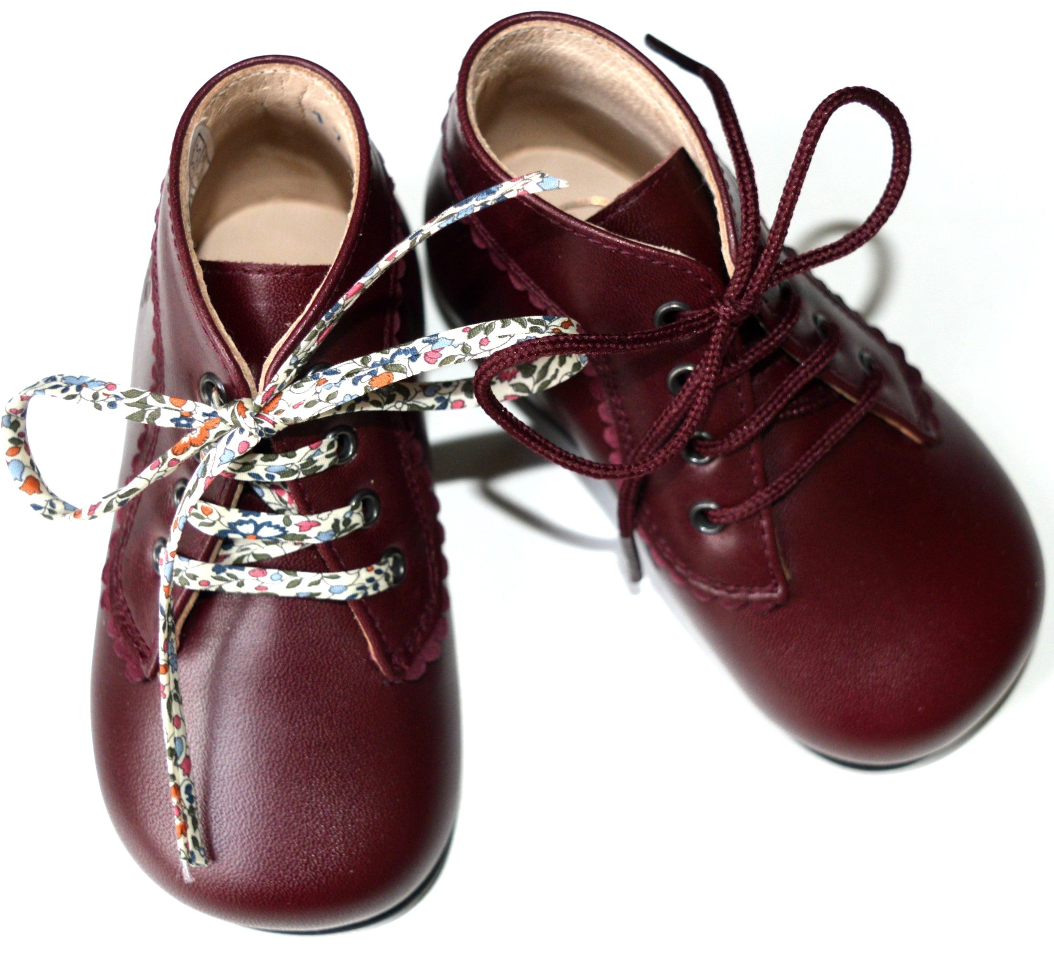 Chaussures Bottillons Aimée - Cuir Bordeaux