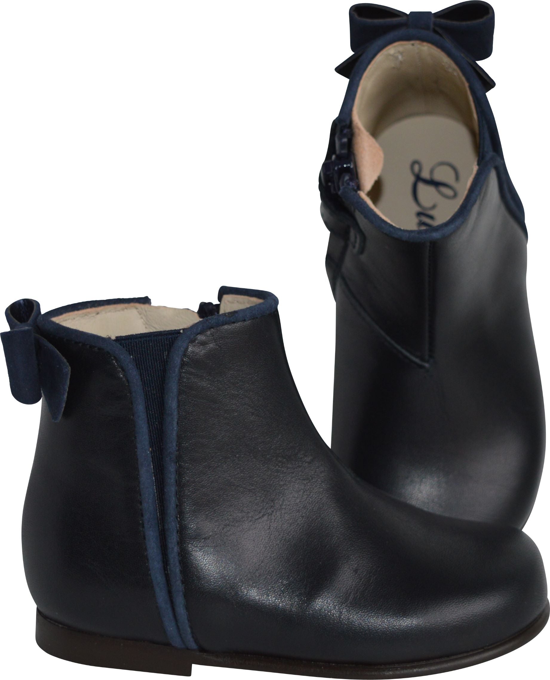 Bottines Boots Albertine - Cuir Marine