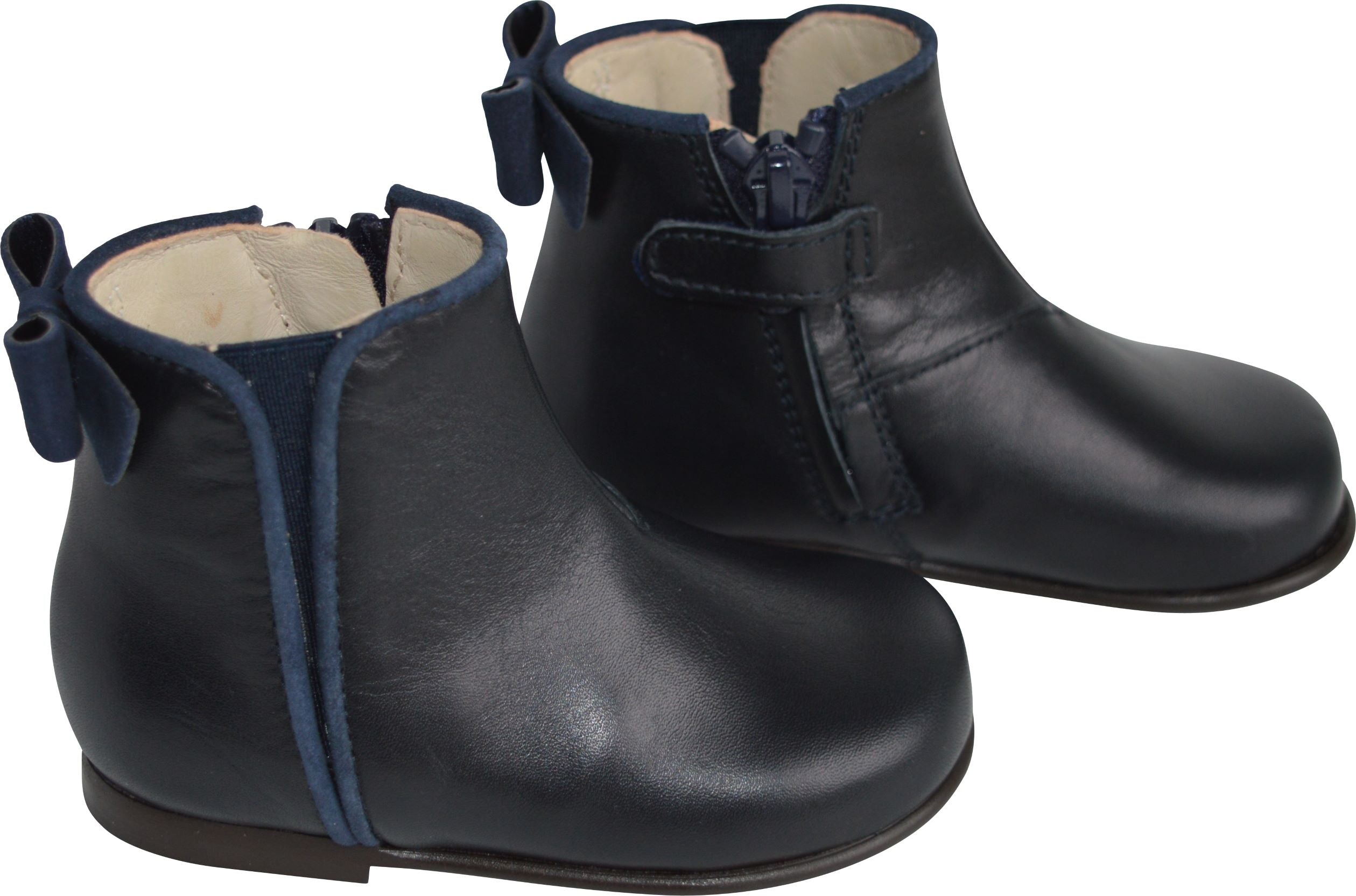 Bottines Boots Albertine - Cuir Marine