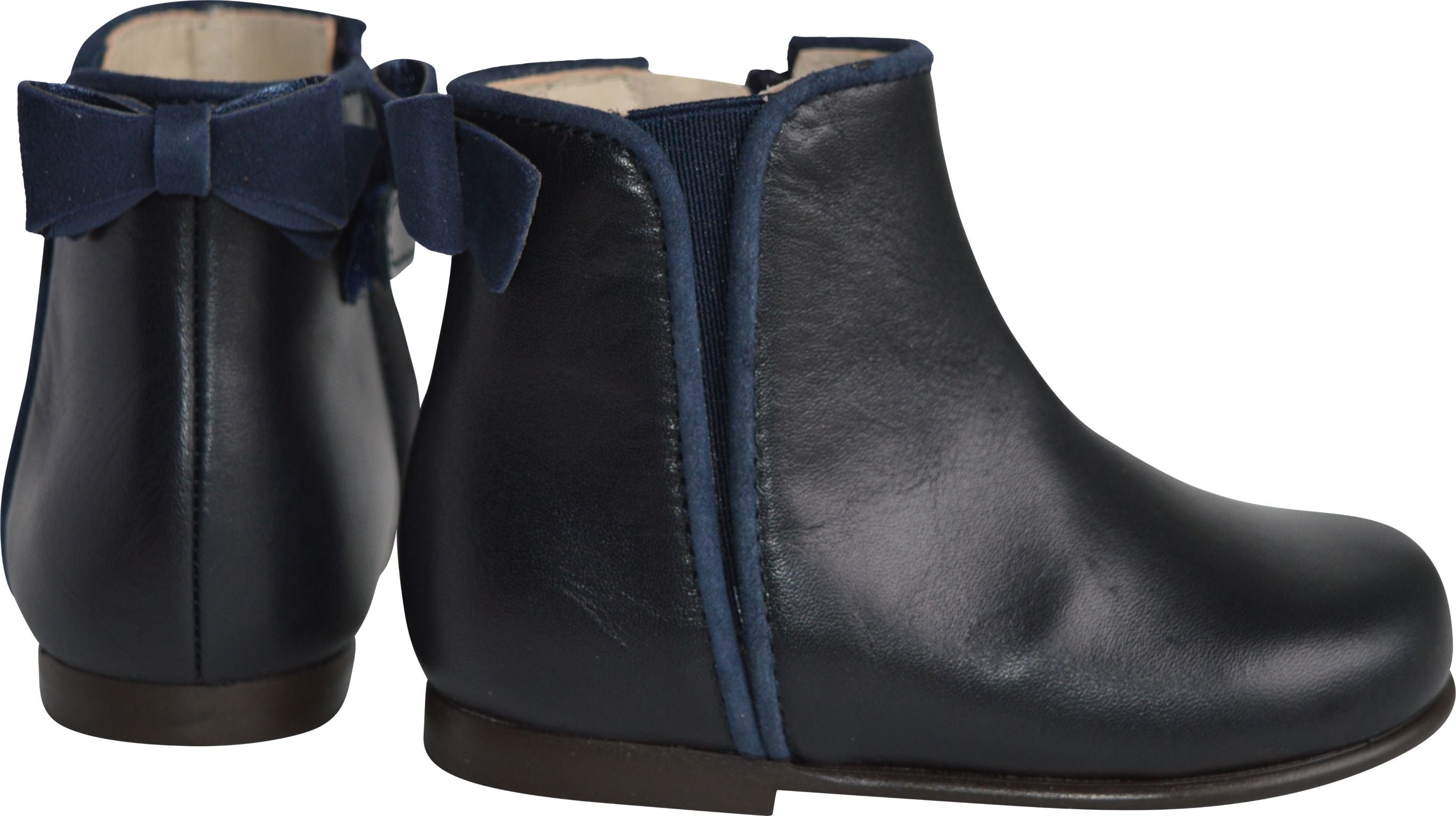 Bottines Boots Albertine - Cuir Marine