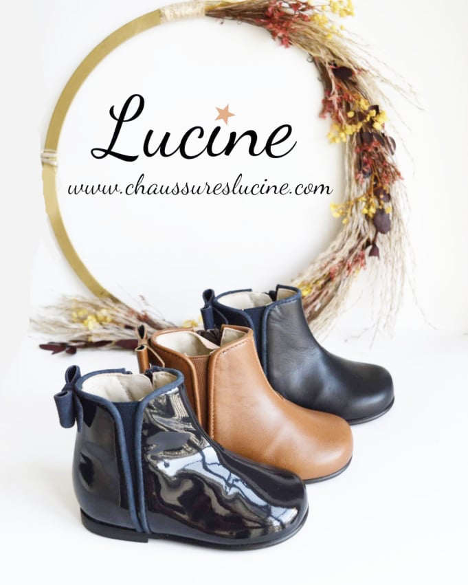 Bottines Boots Albertine - Cuir Marine