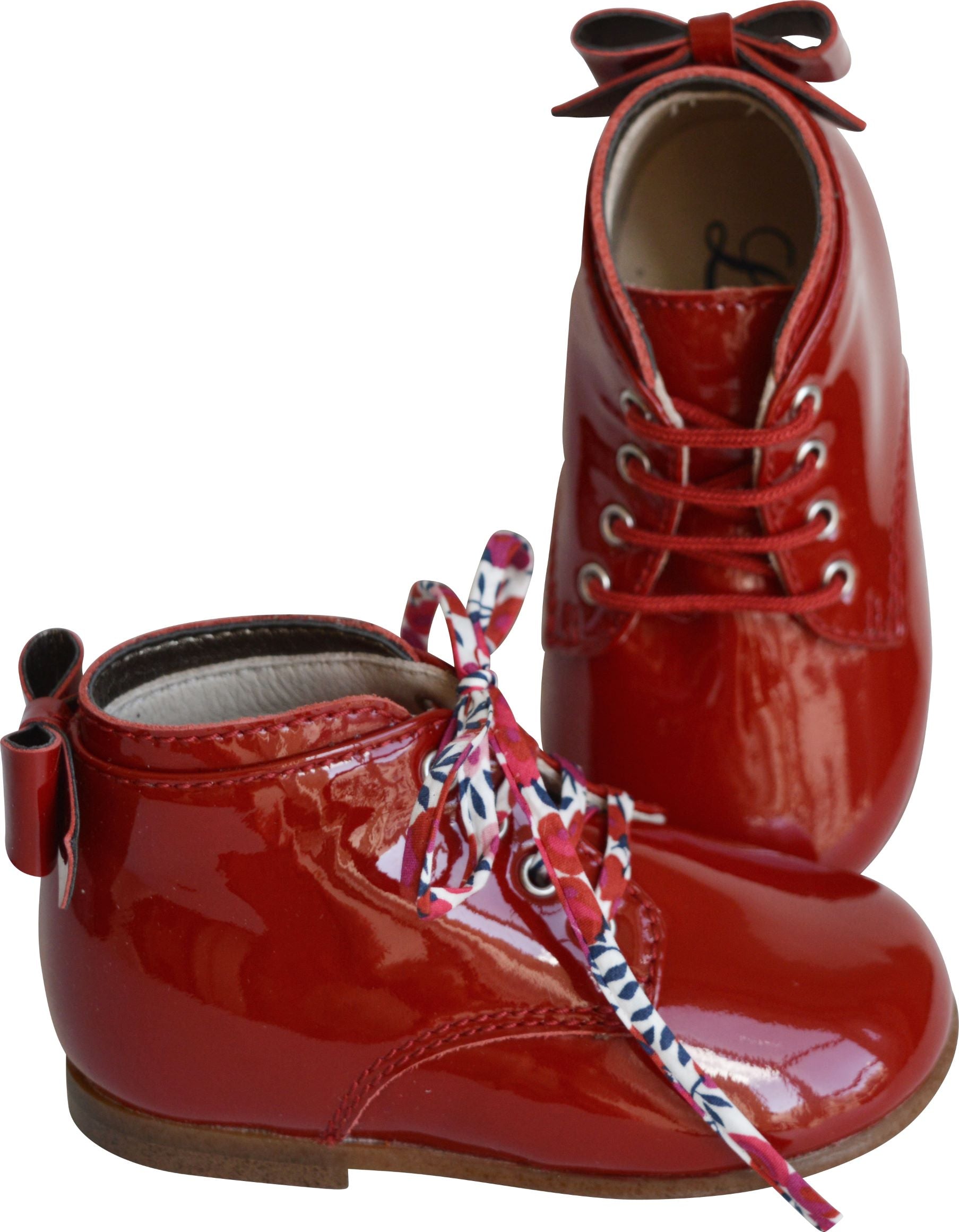 Chaussures Bottillons Albertine - Vernis Rouge