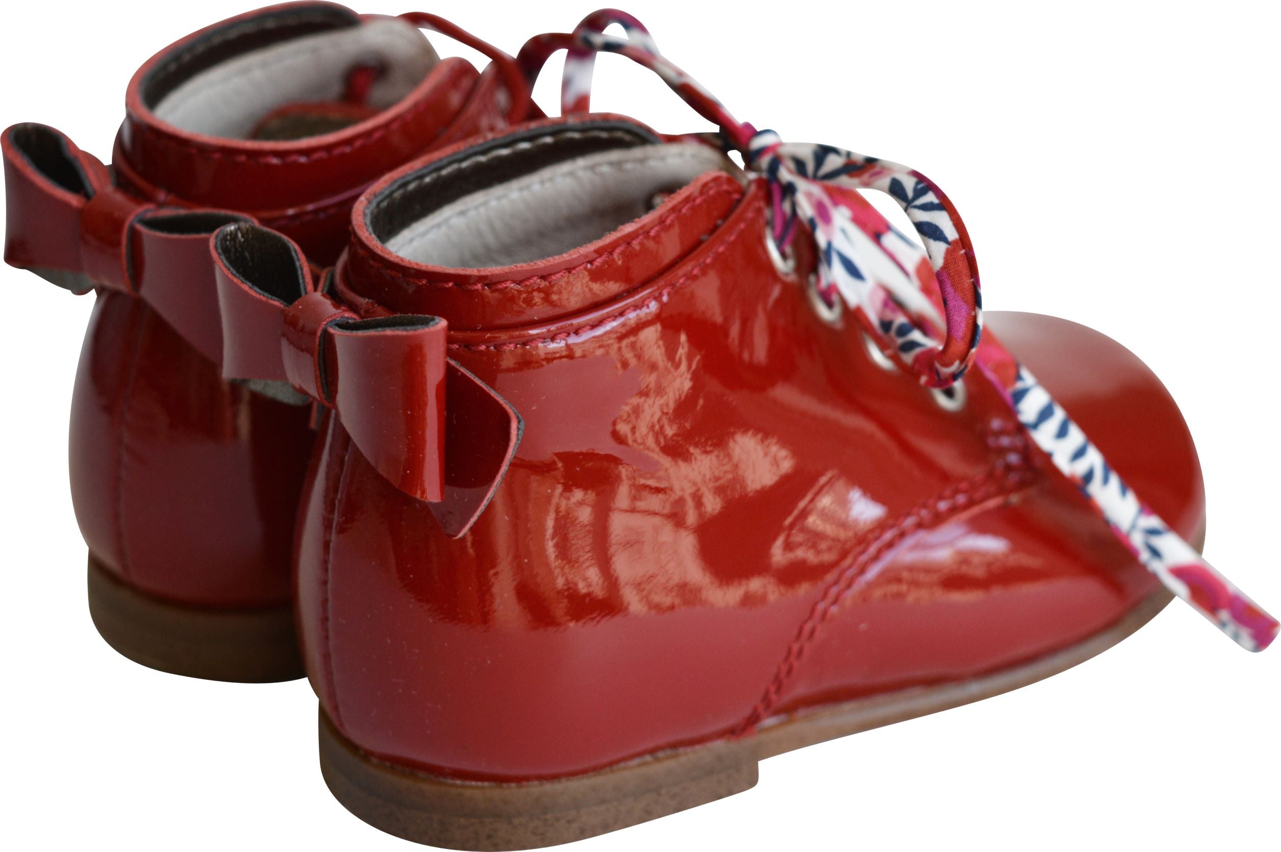 Chaussures Bottillons Albertine - Vernis Rouge