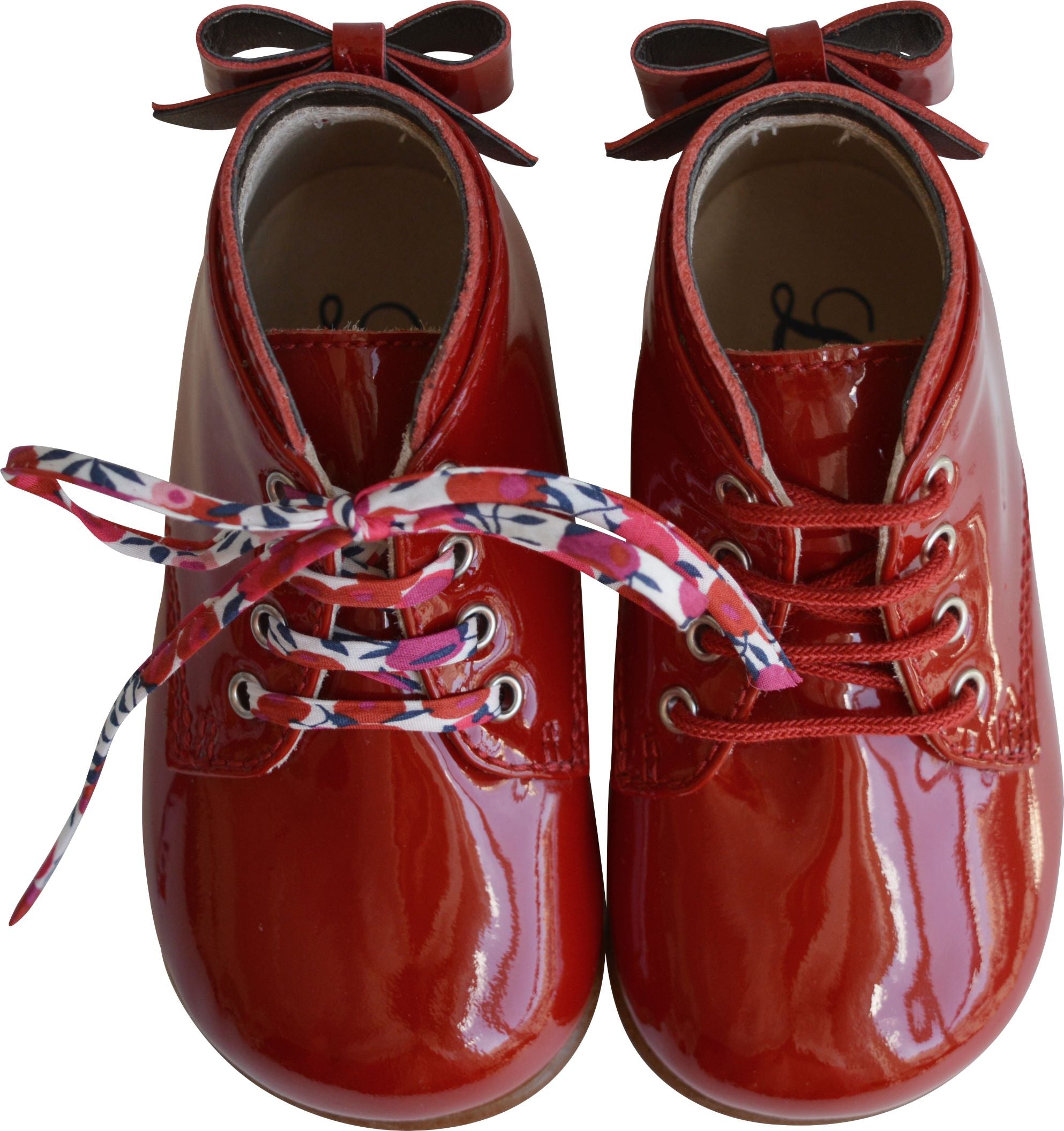 Chaussures Bottillons Albertine - Vernis Rouge