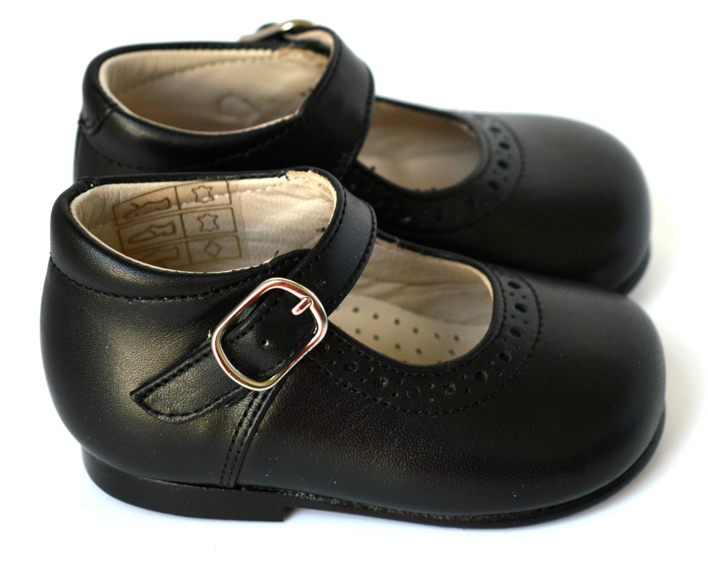 Chaussures Babies Charles Ix Alice À Boucle - Cuir Noir