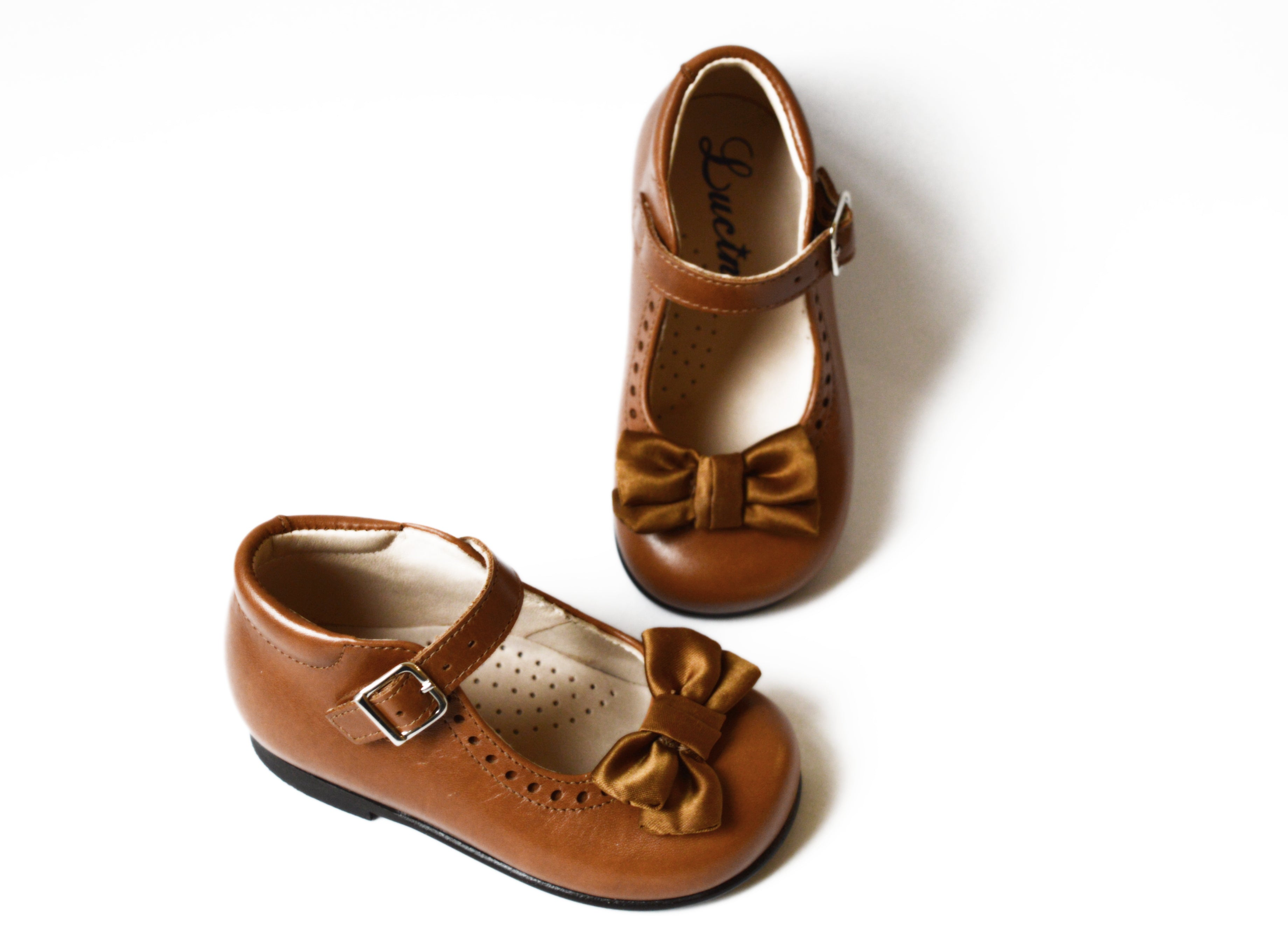 Chaussures Babies Charles Ix Alice À Boucle Noeud - Camel