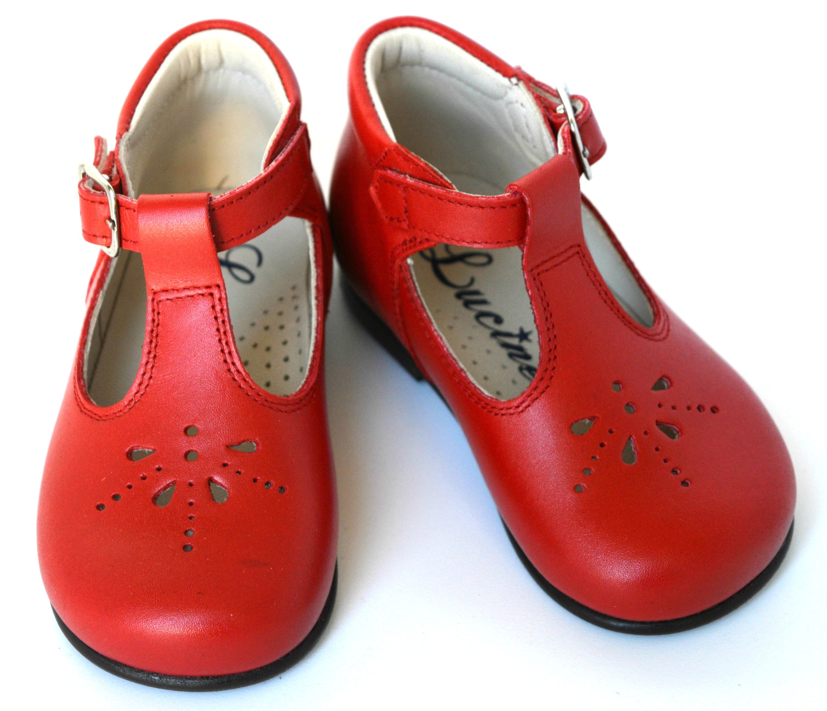 Chaussures Bottillons Salomé Bébé À Boucle Aloïs - Cuir Rouge