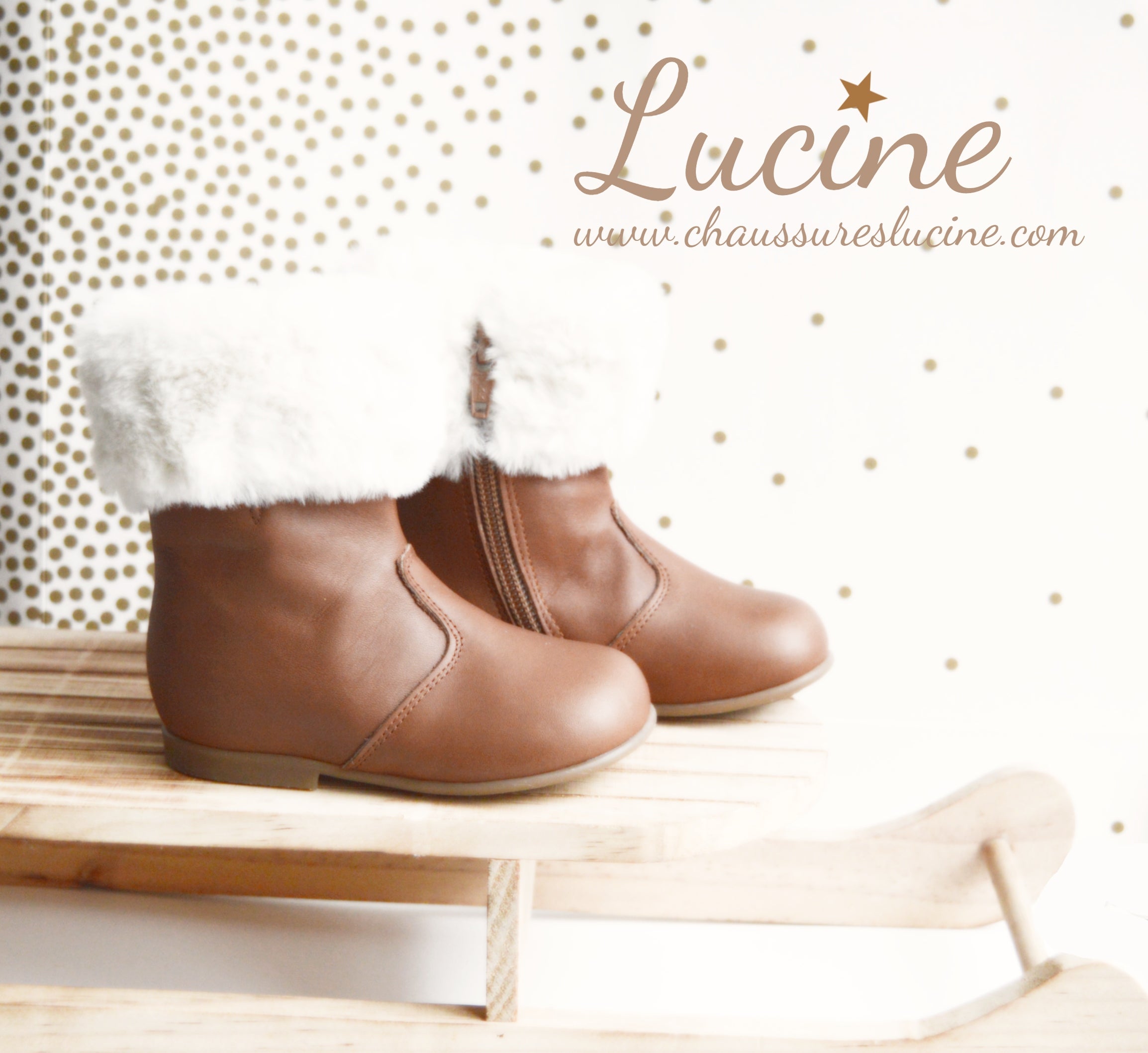 Bottine Boots Souples Amarine - Cuir Camel