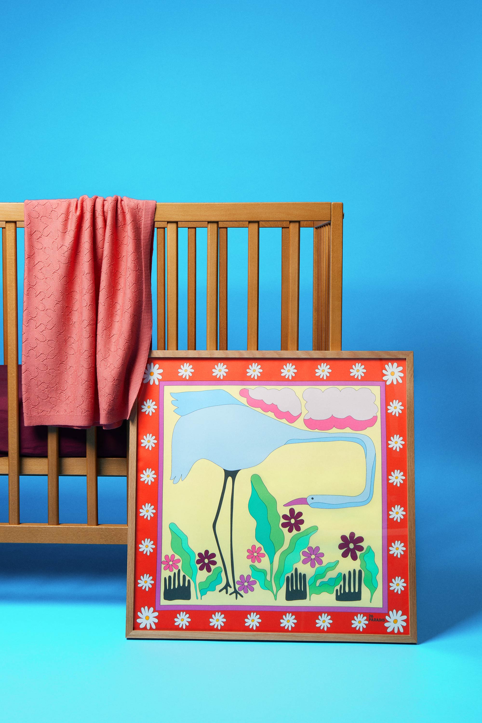 Cadre décoration. Cadre enfant pour susciter son imaginaire, véritable oeuvre d'art. 26 PARADIS