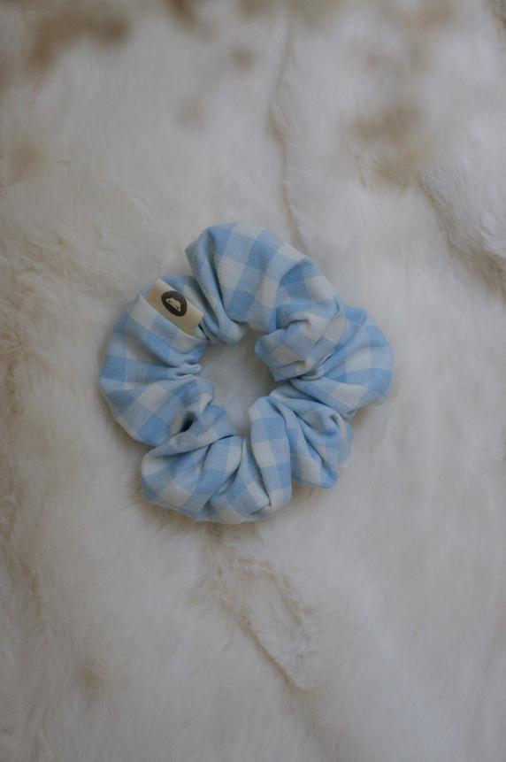 Chouchou Vichy Bleu ciel