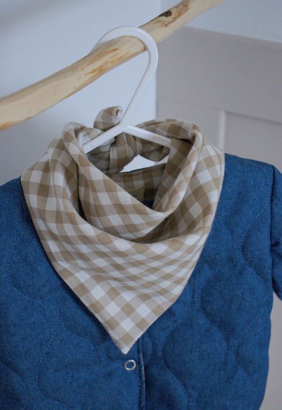 Foulard Vichy Camel