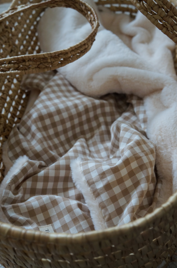 Couverture douceur Vichy Camel