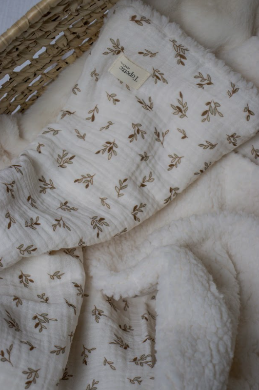 Couverture douillette Feuilles naturelles