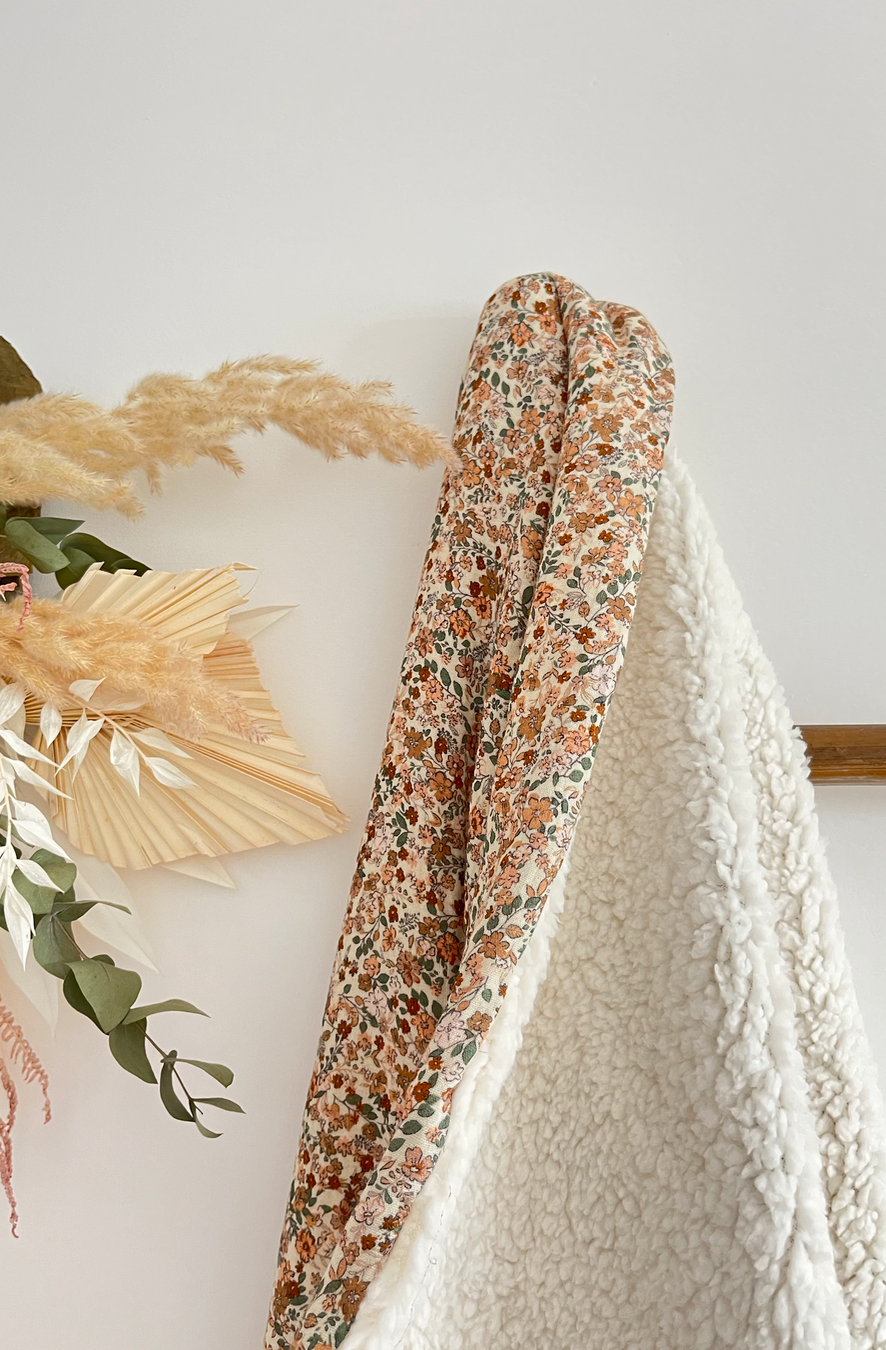 Couverture douillette Bouquet floral