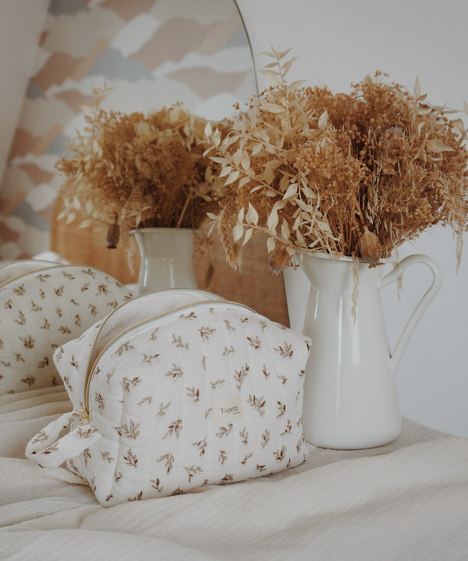 Trousse de toilette Feuilles naturelles