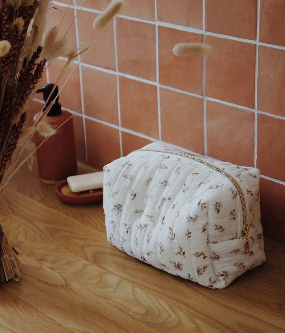 Trousse de toilette Feuilles naturelles