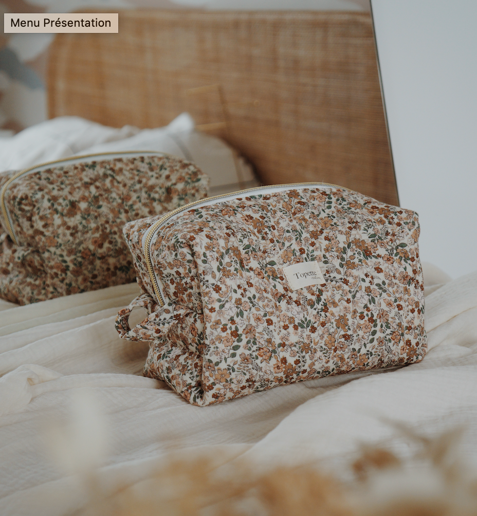Trousse de toilette Bouquet floral