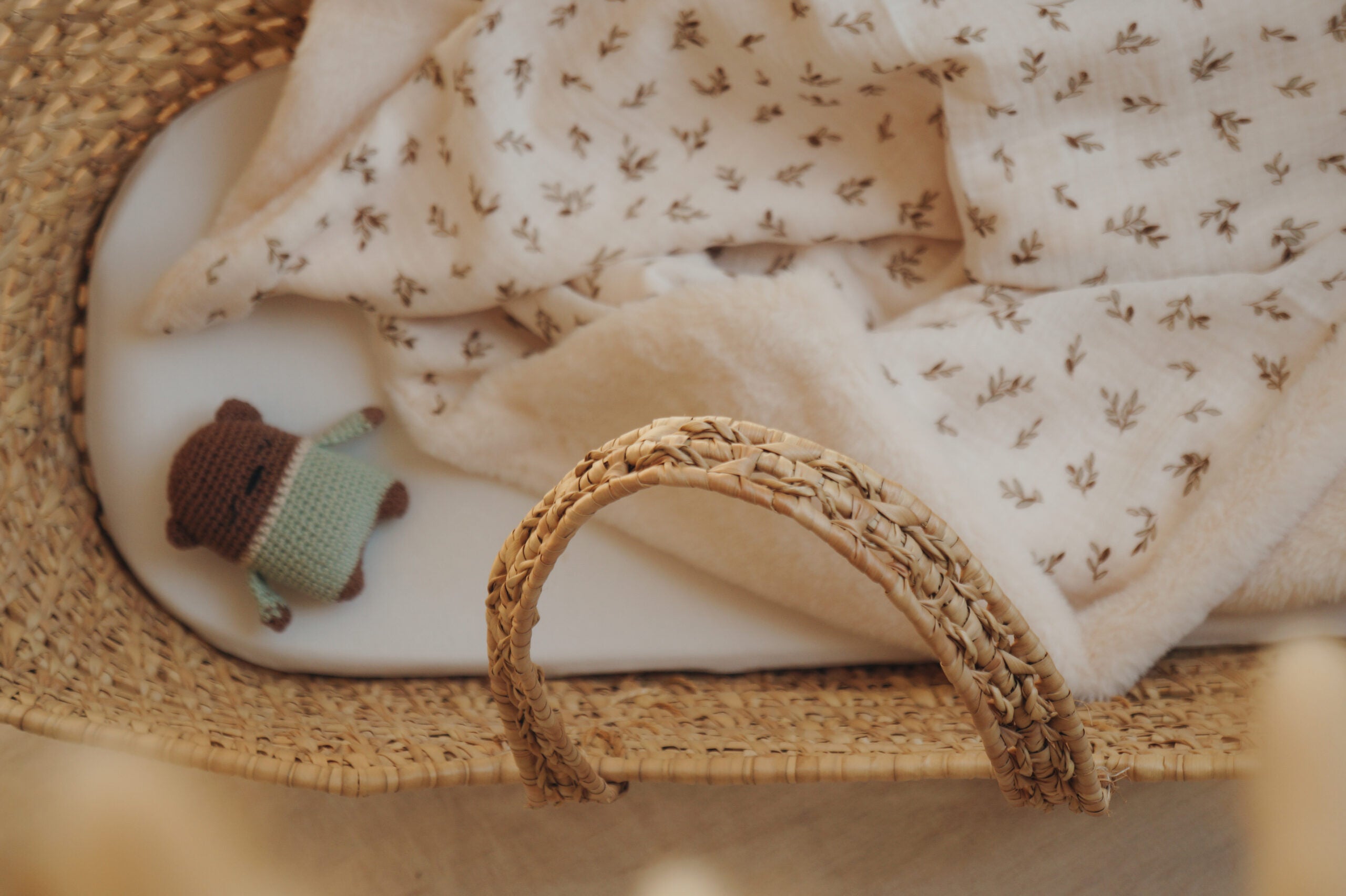 Couverture douceur Feuilles naturelles