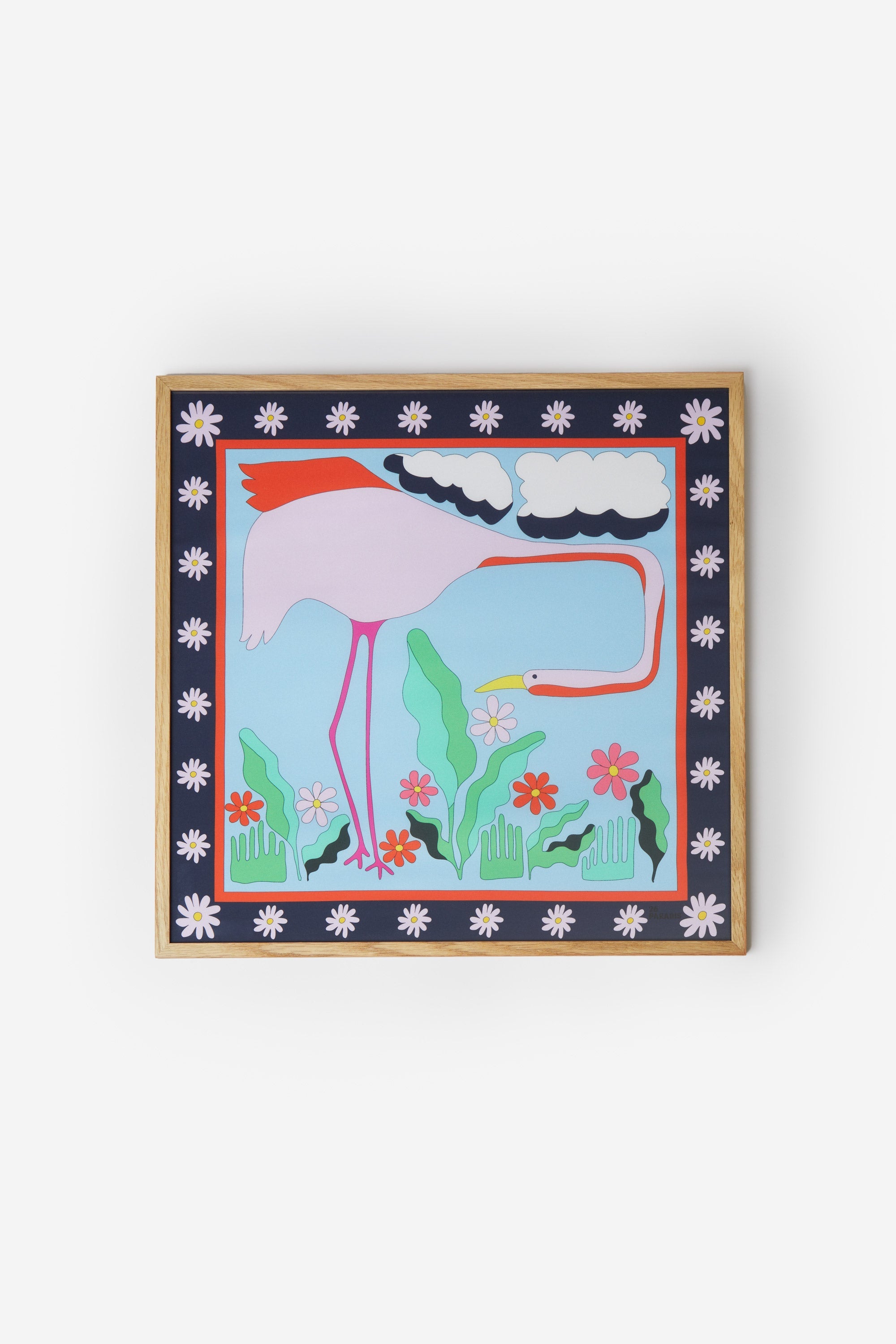 Cadre, foulard encadré.pièce unique, fabriquée avec amour et dévouement, qui apportera une touche de couleur et de poésie à votre intérieur.26 PARADIS