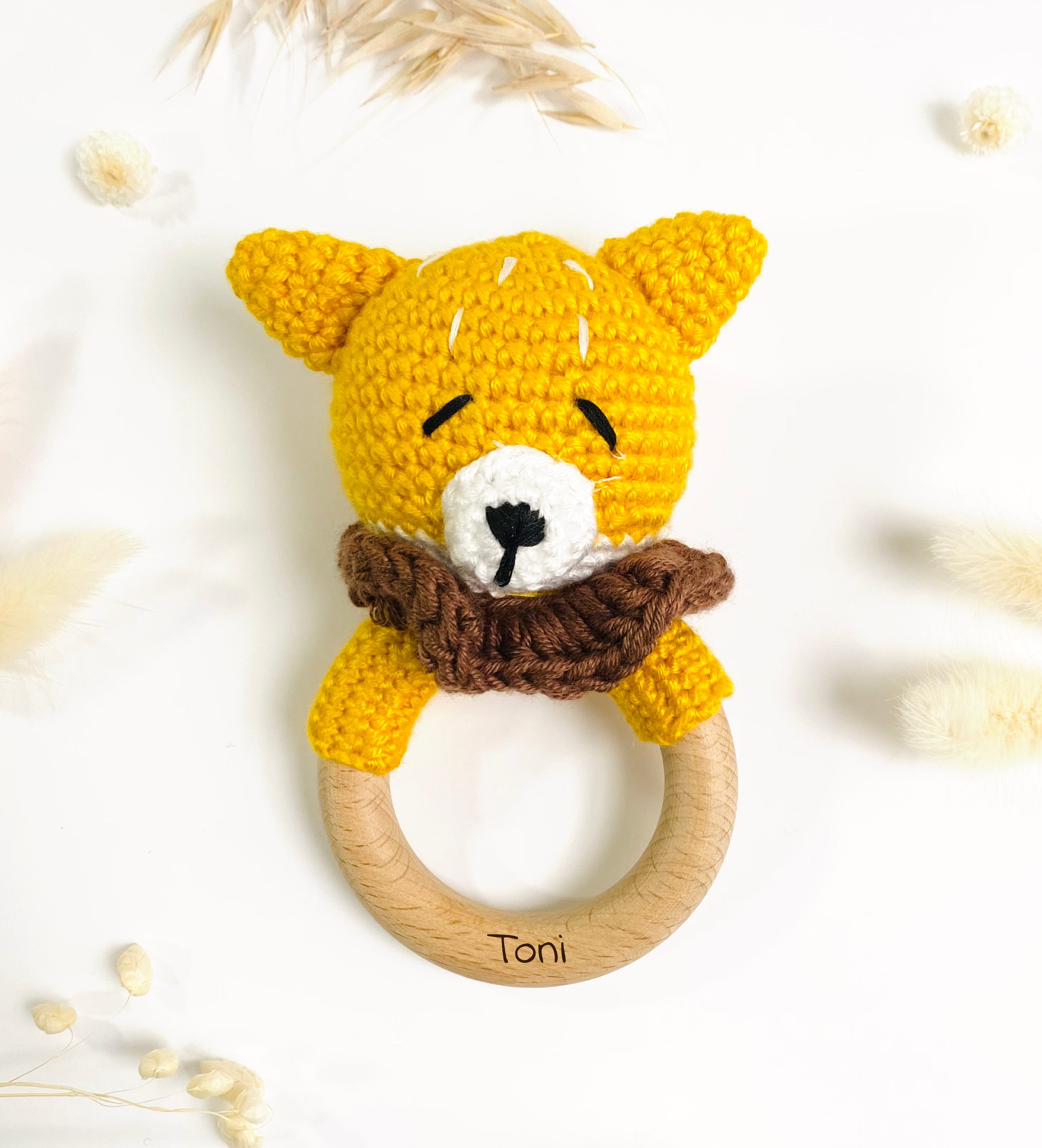 Maé le Hochet en Crochet personnalisé