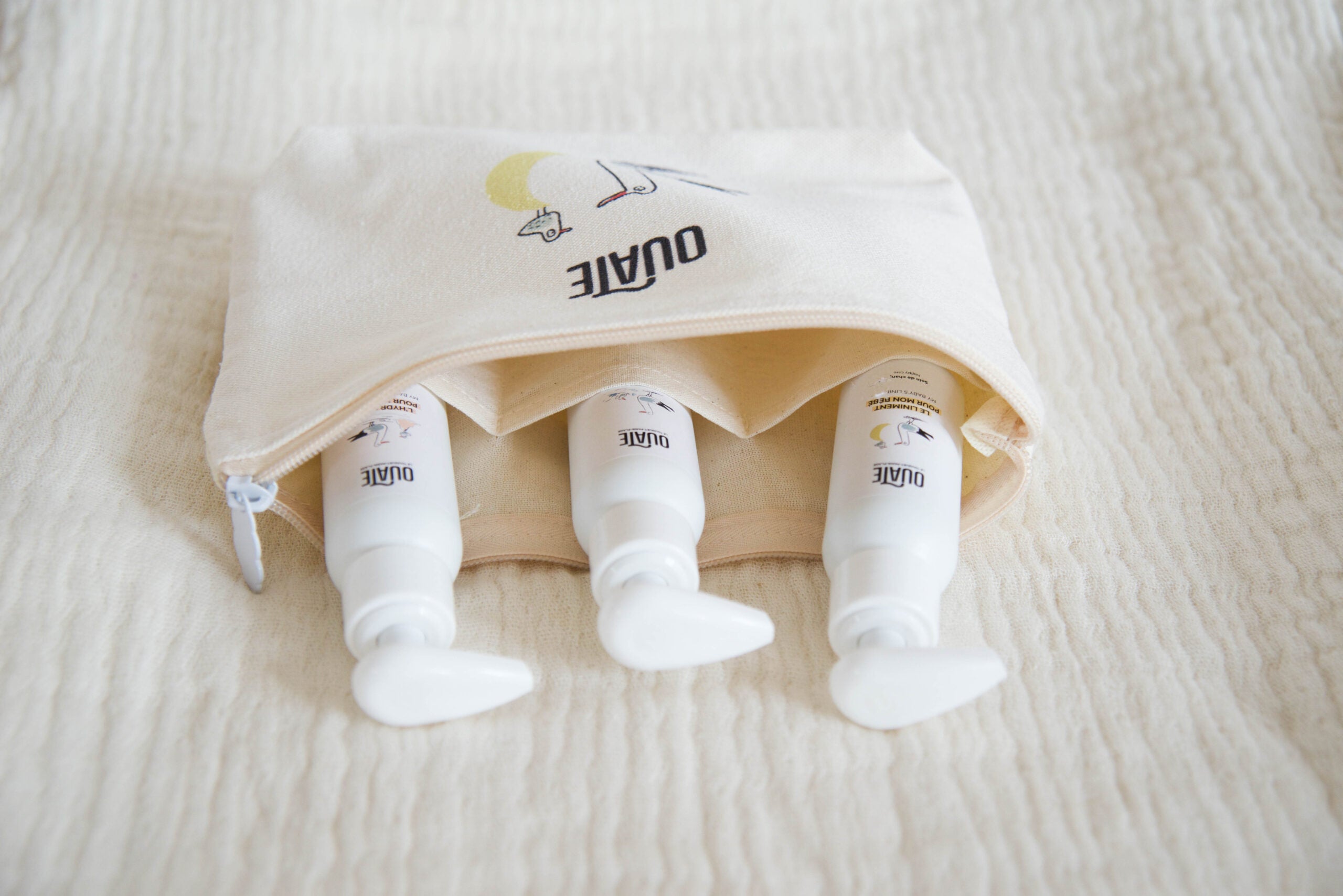 Produits de soin pour mon bébé - formats voyage
