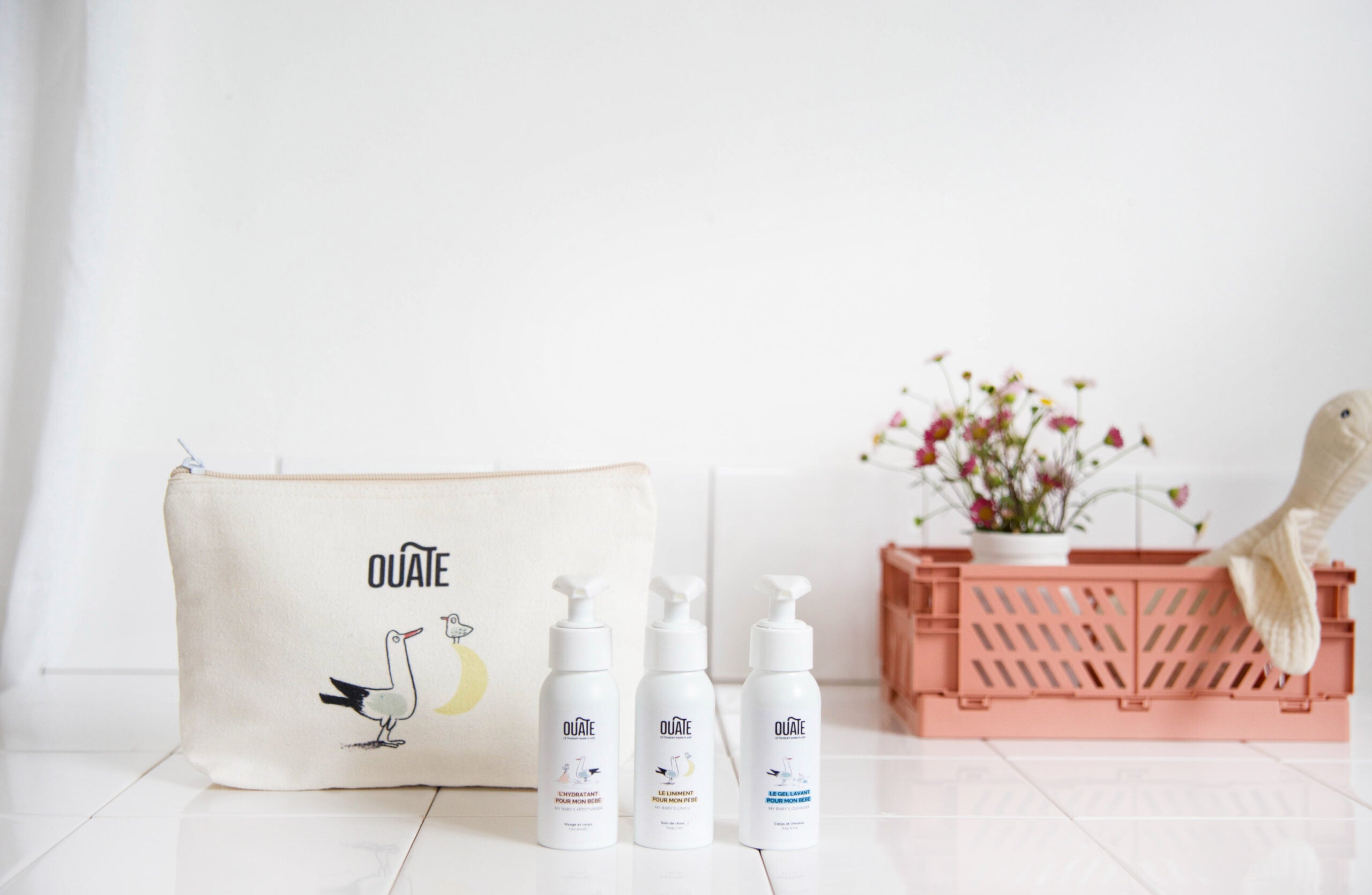 Produits de soin pour mon bébé - formats voyage