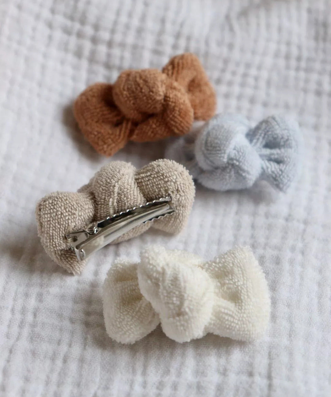 Barrettes en éponge - lot de 4