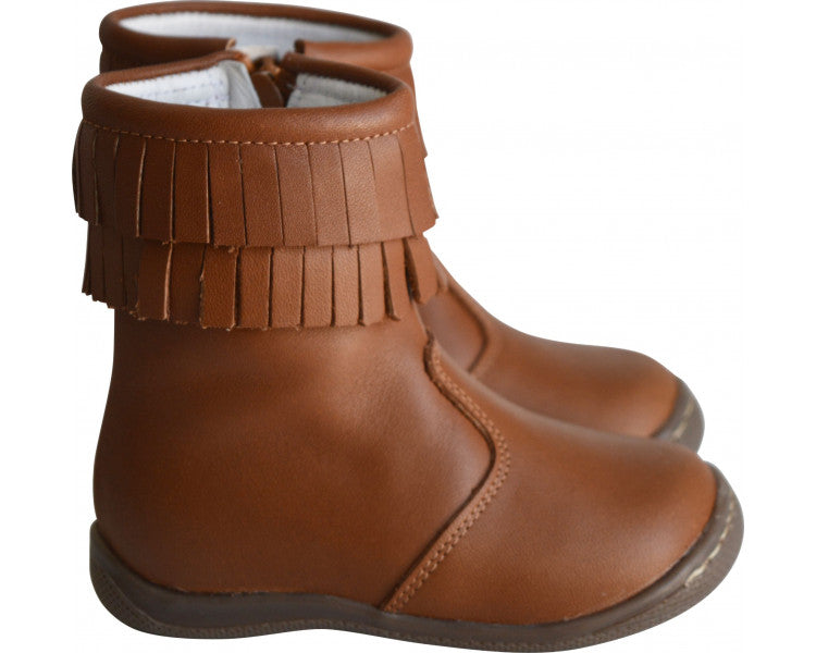 Chaussures Bottines Azylis Très Souples Cuir - Camel