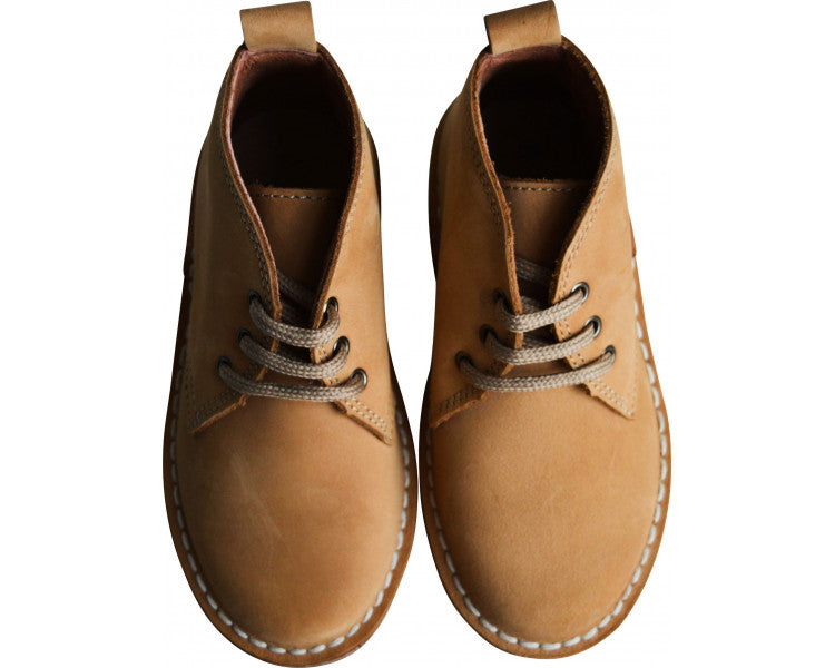 Chaussures Garçon Derbies À Lacets Victor - Nubuck Camel