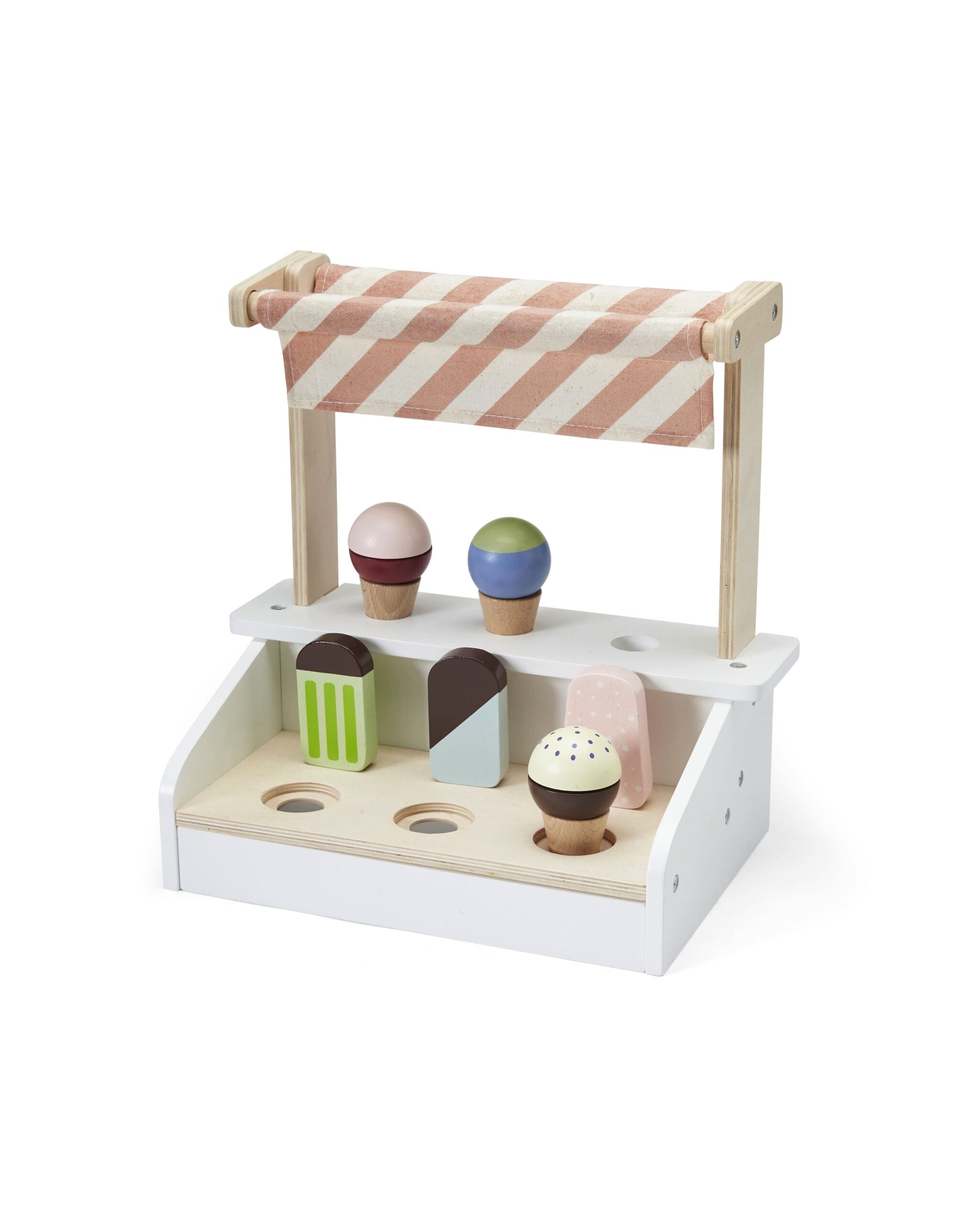 Comptoir à glaces en bois