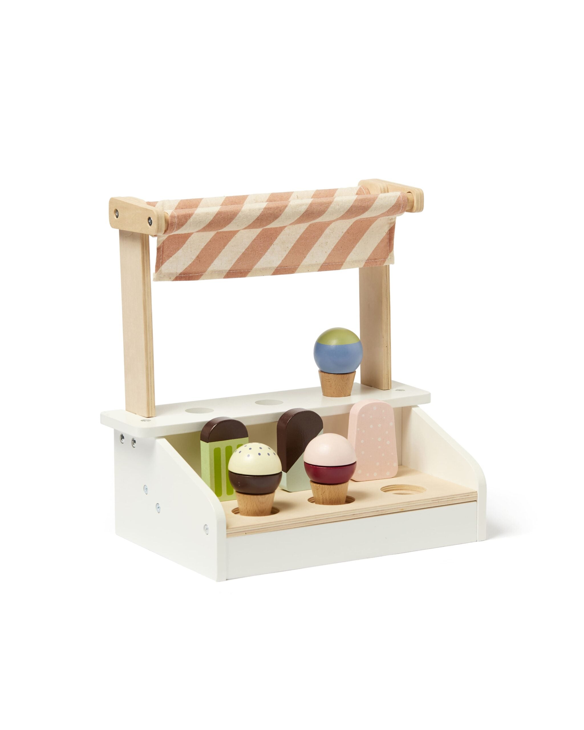 Comptoir à glaces en bois