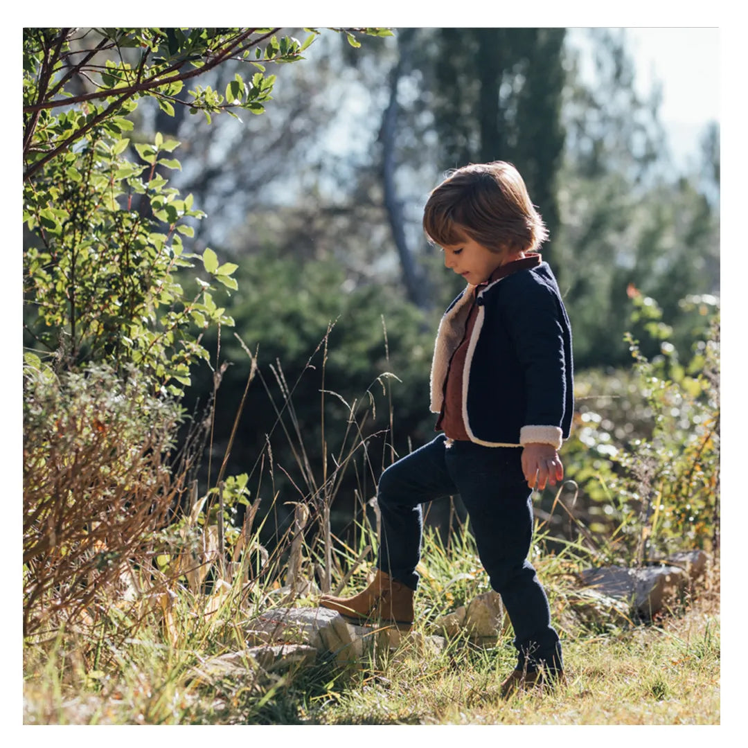 Manteau enfant marine Chataignier